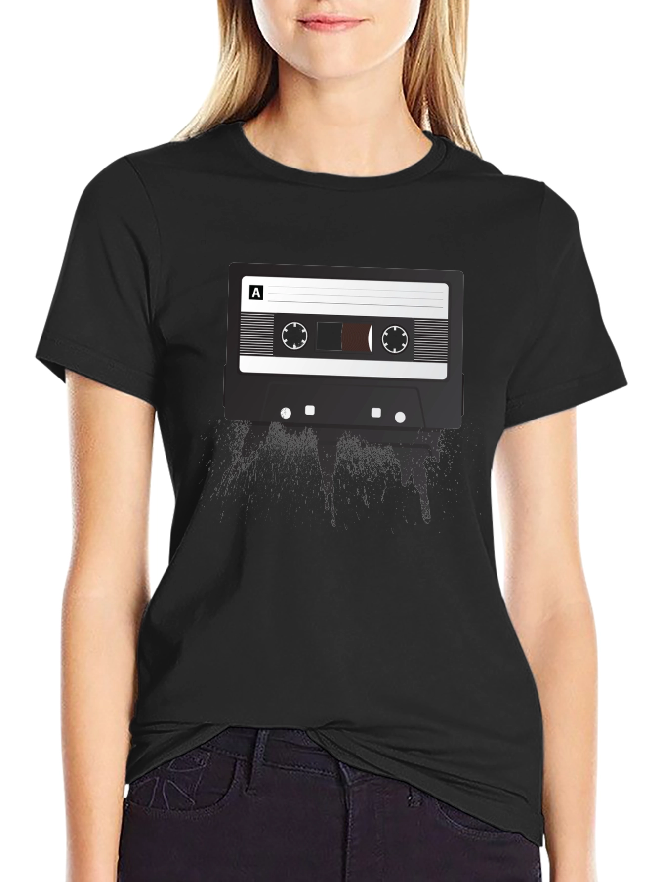 Retro Cassette Tape Graphic Tee - Music Lover Shirt