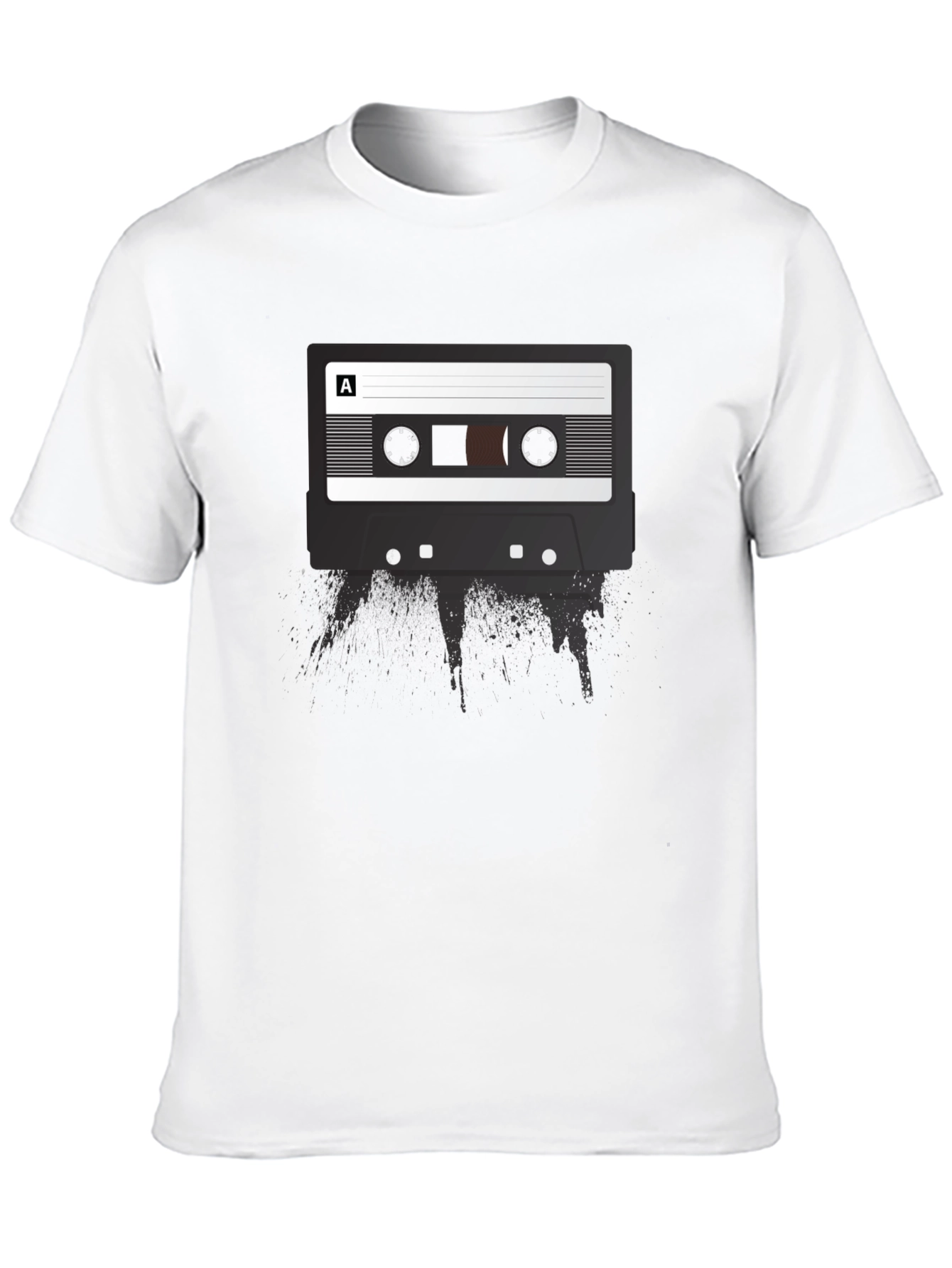 Retro Cassette Tape Graphic Tee - Music Lover Shirt