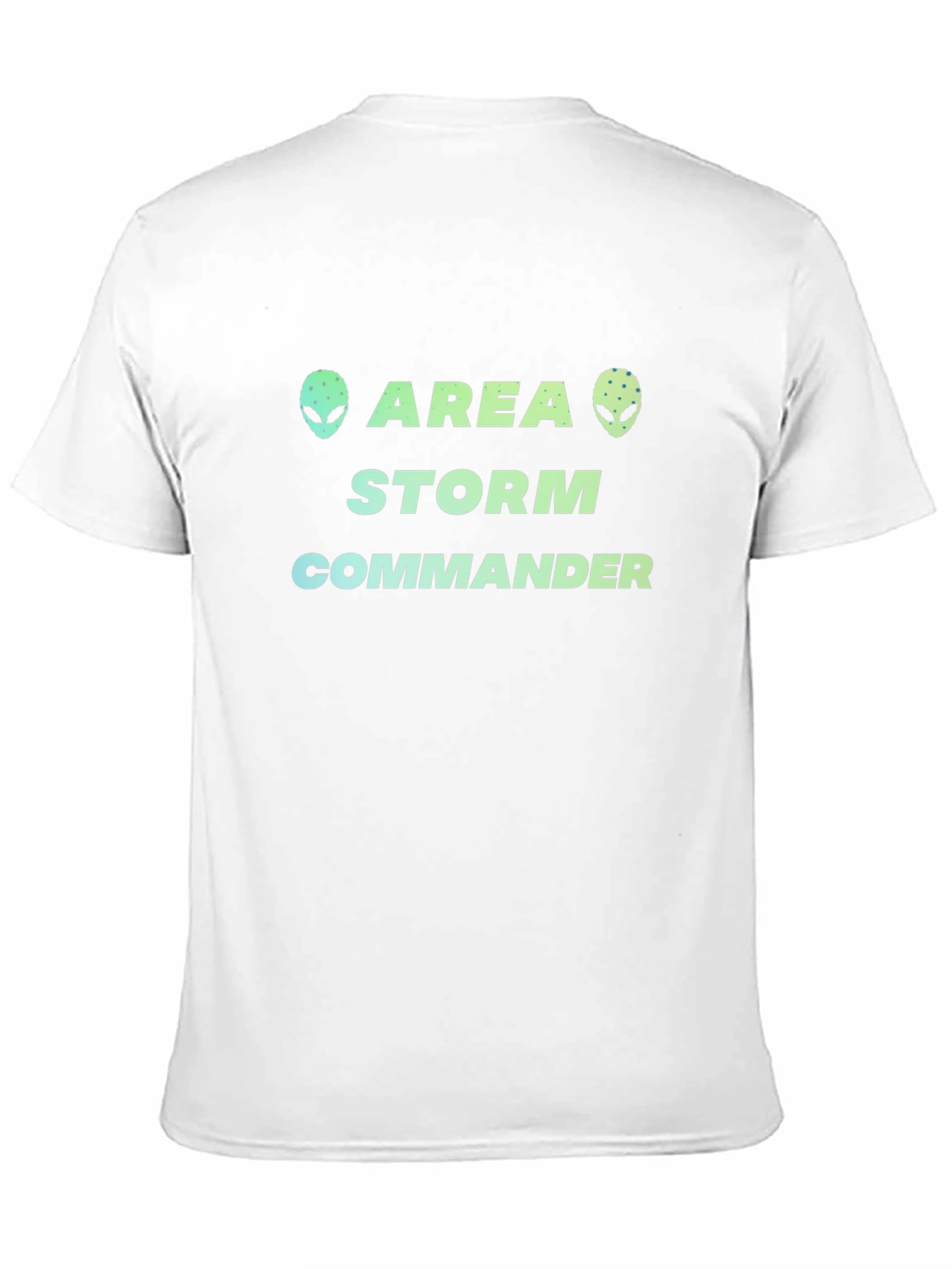 Area Storm Commander T-Shirt - Alien Design