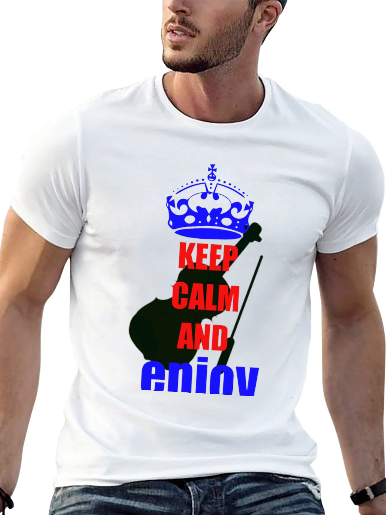 Keep Calm and Enjoy Graphic T-Shirt