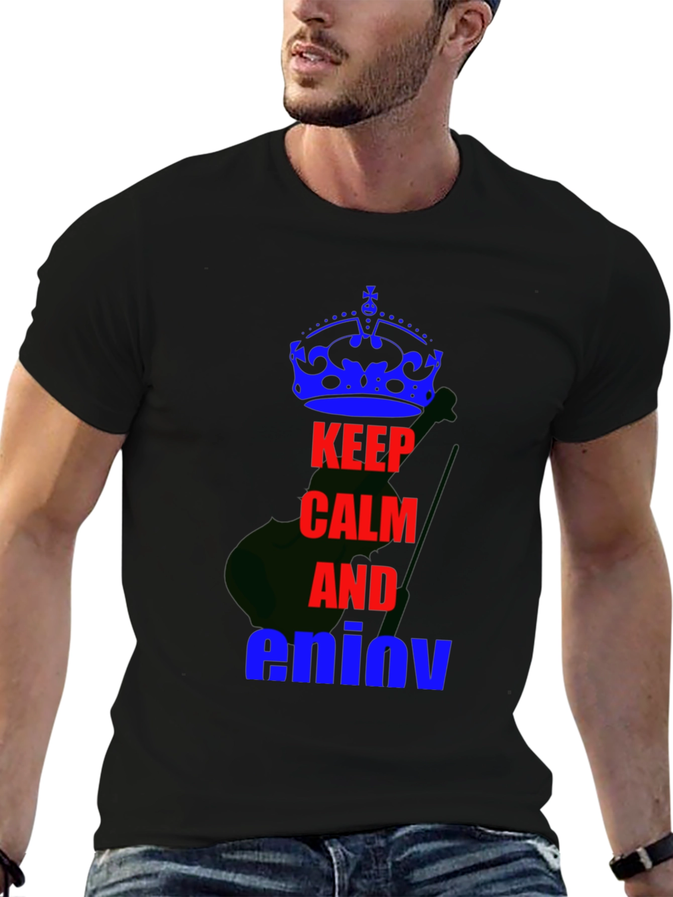 Keep Calm and Enjoy Graphic T-Shirt