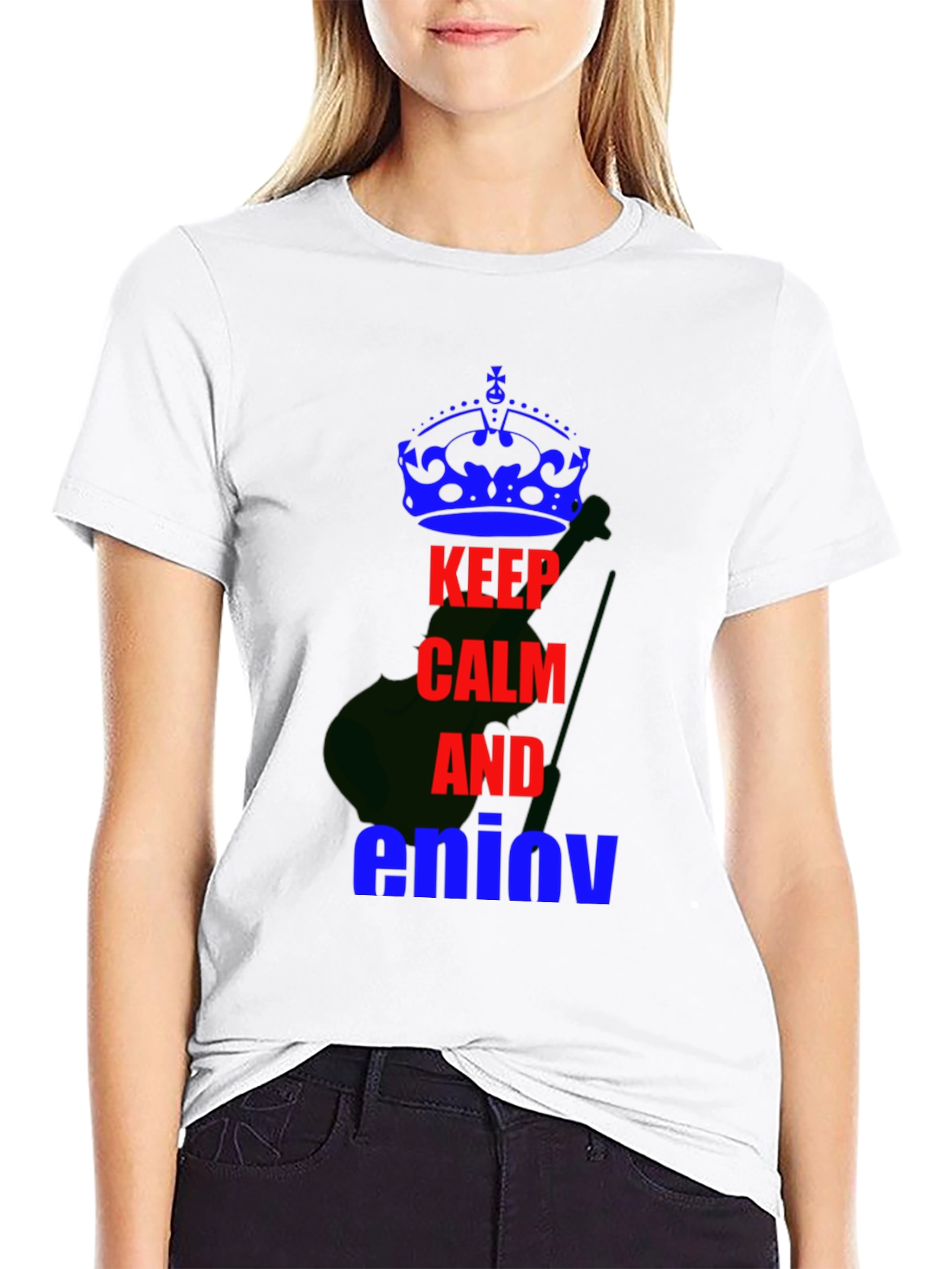 Keep Calm and Enjoy Graphic T-Shirt