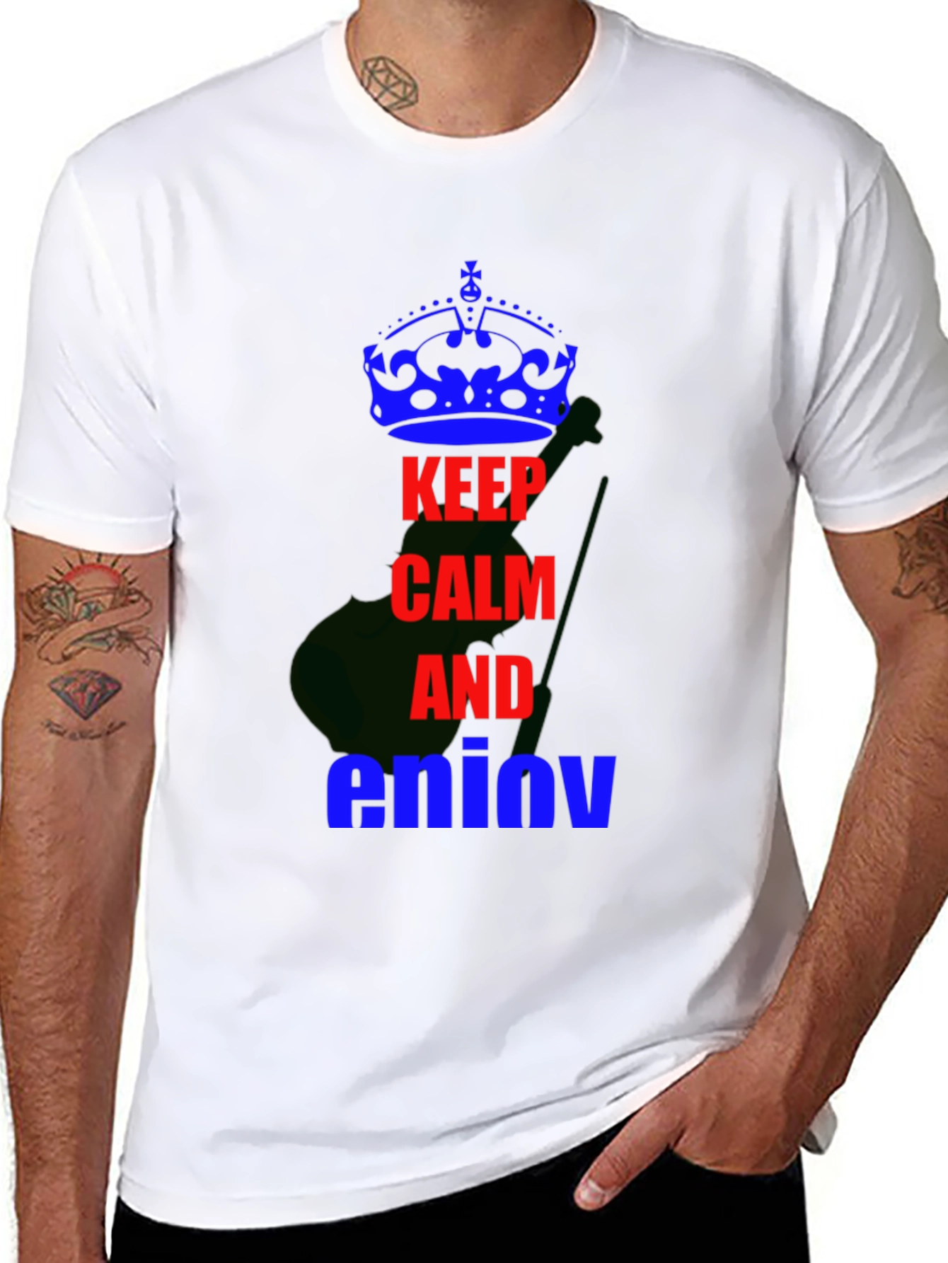 Keep Calm and Enjoy Graphic T-Shirt