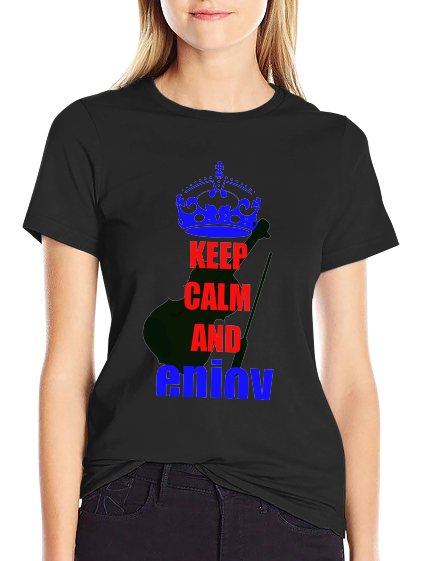 Keep Calm and Enjoy Graphic T-Shirt