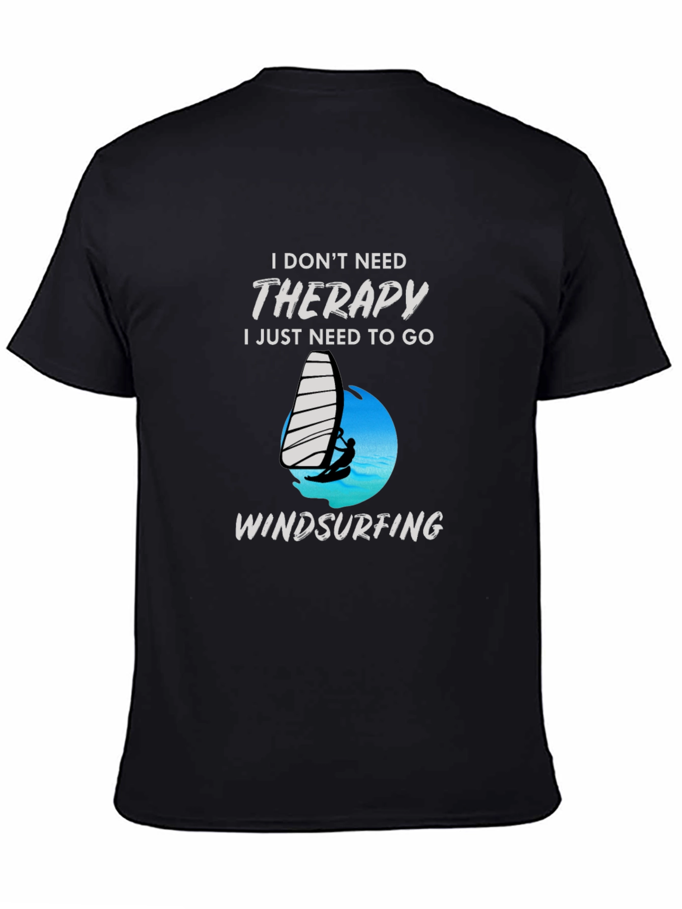 Therapy Windsurfing Black T-Shirt