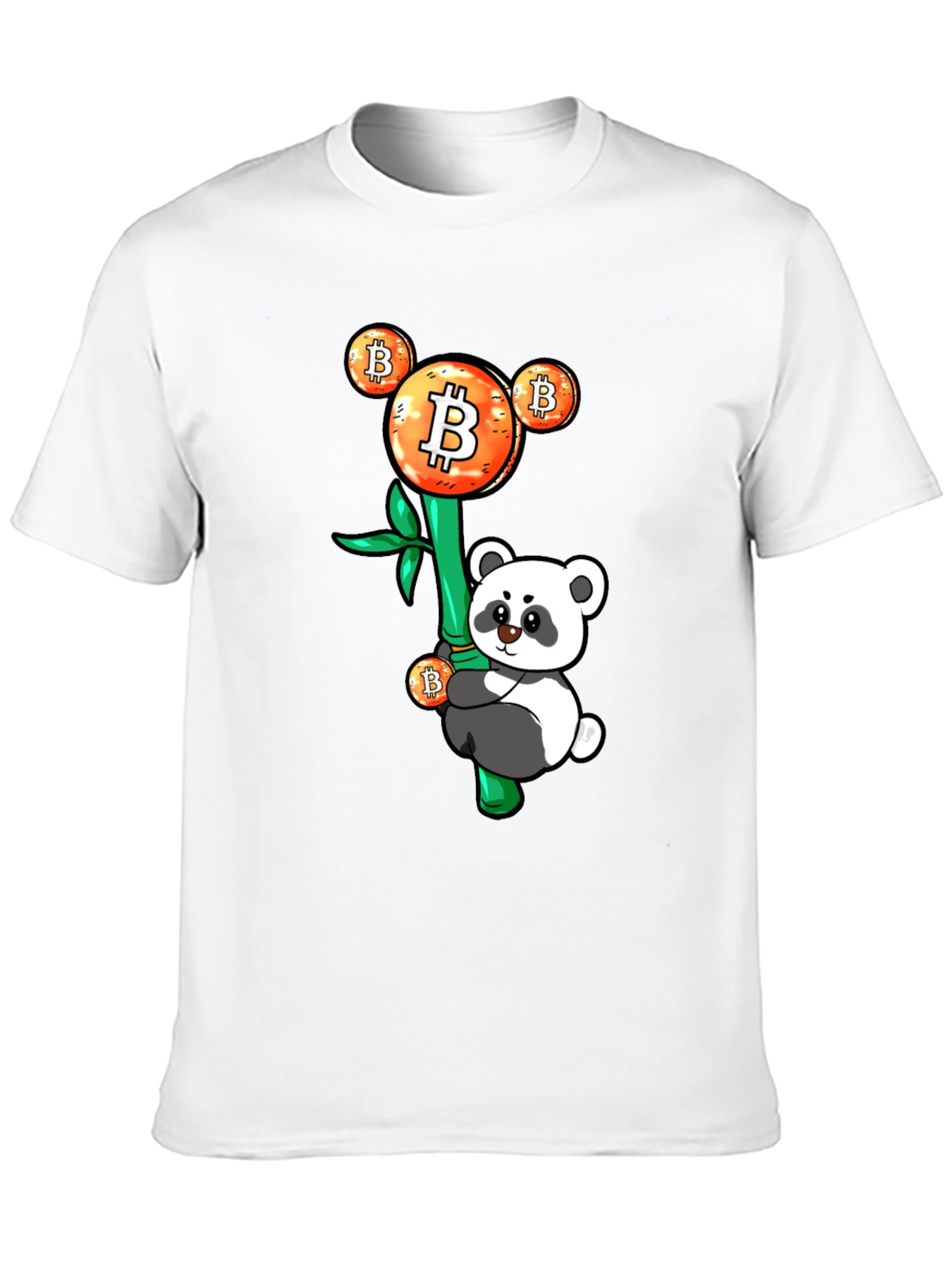 Bitcoin Panda Graphic Tee - Crypto HODL Apparel
