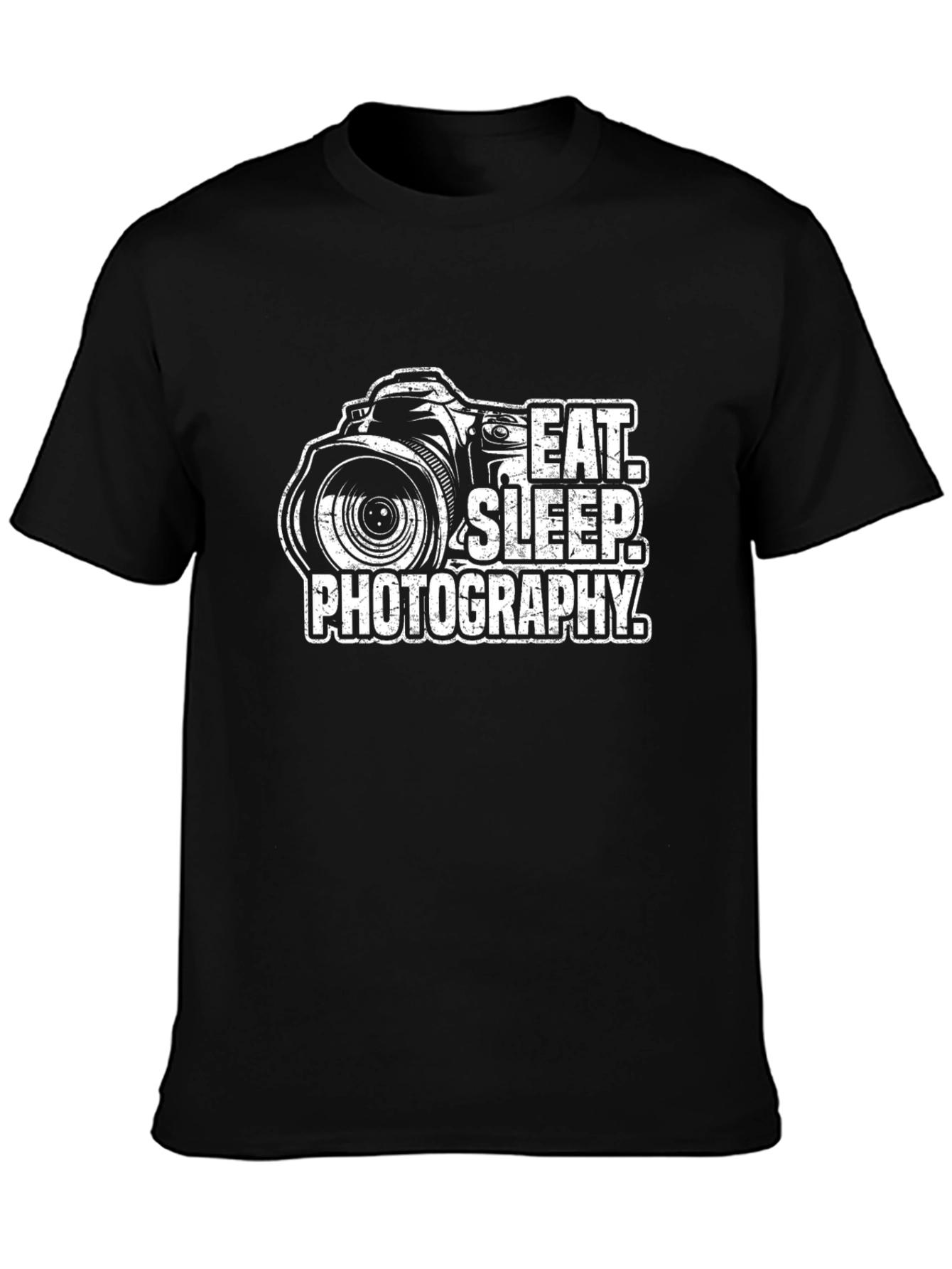 Eat Sleep Photography T-Shirt - Black Graphic Tee