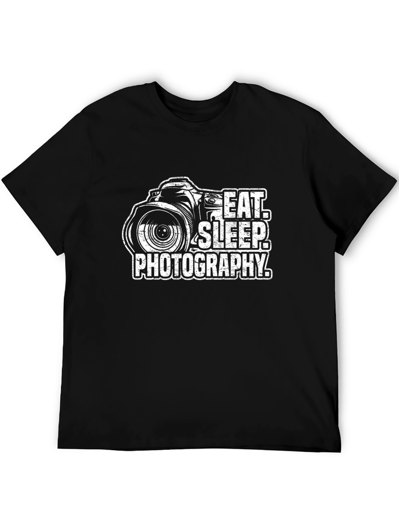 Eat Sleep Photography T-Shirt - Black Graphic Tee
