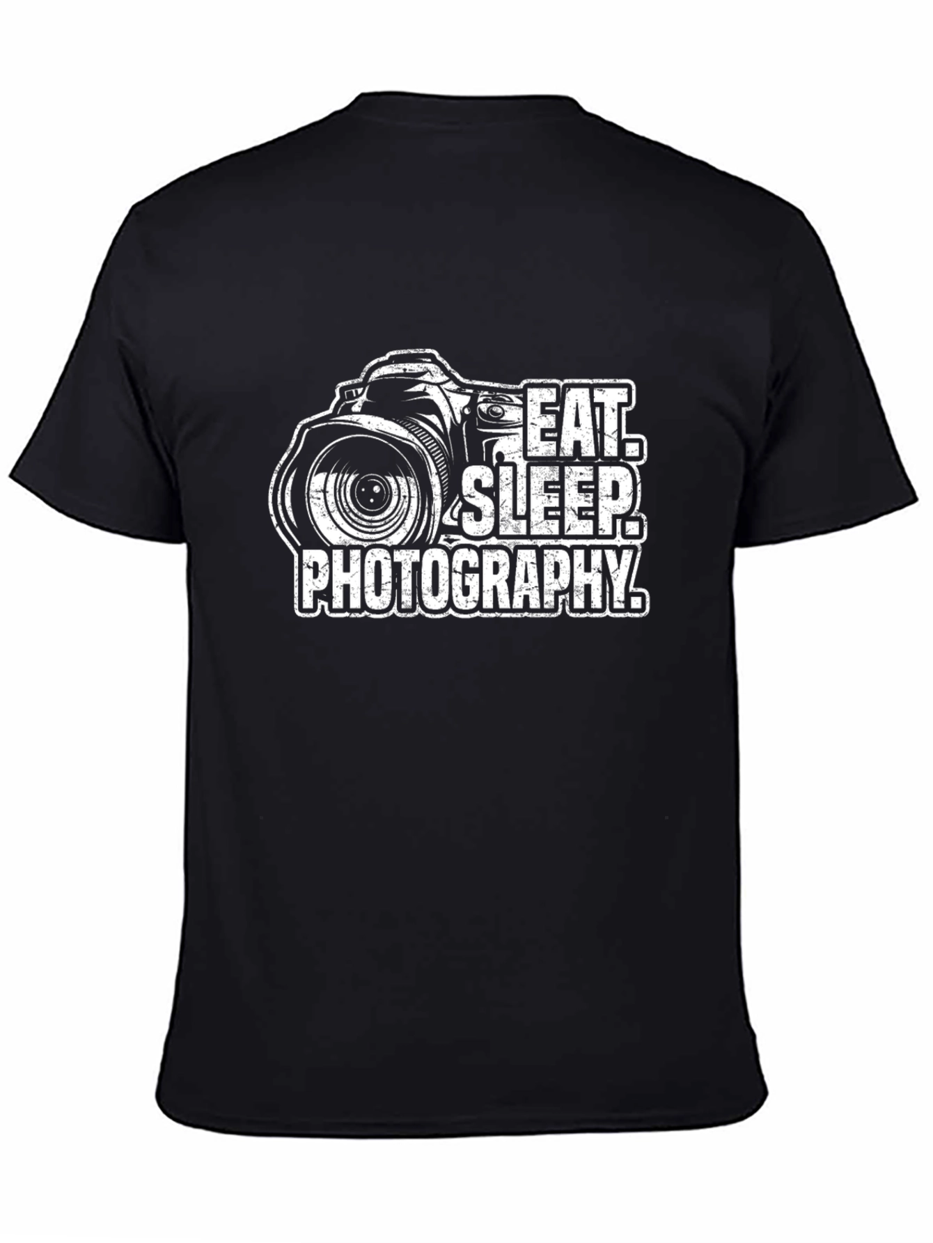 Eat Sleep Photography T-Shirt - Black Graphic Tee