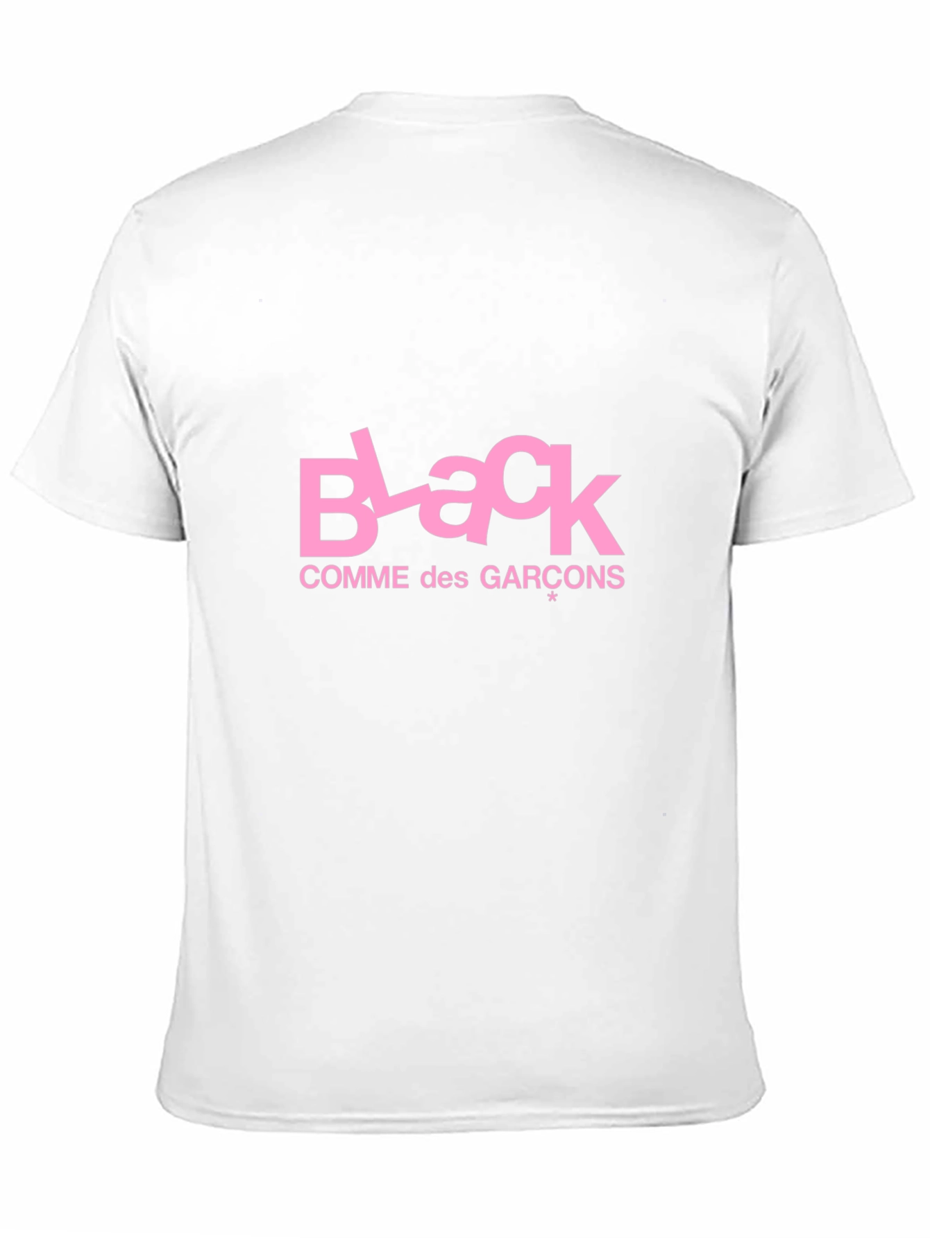 Black Comme Des Garcons Graphic Tee