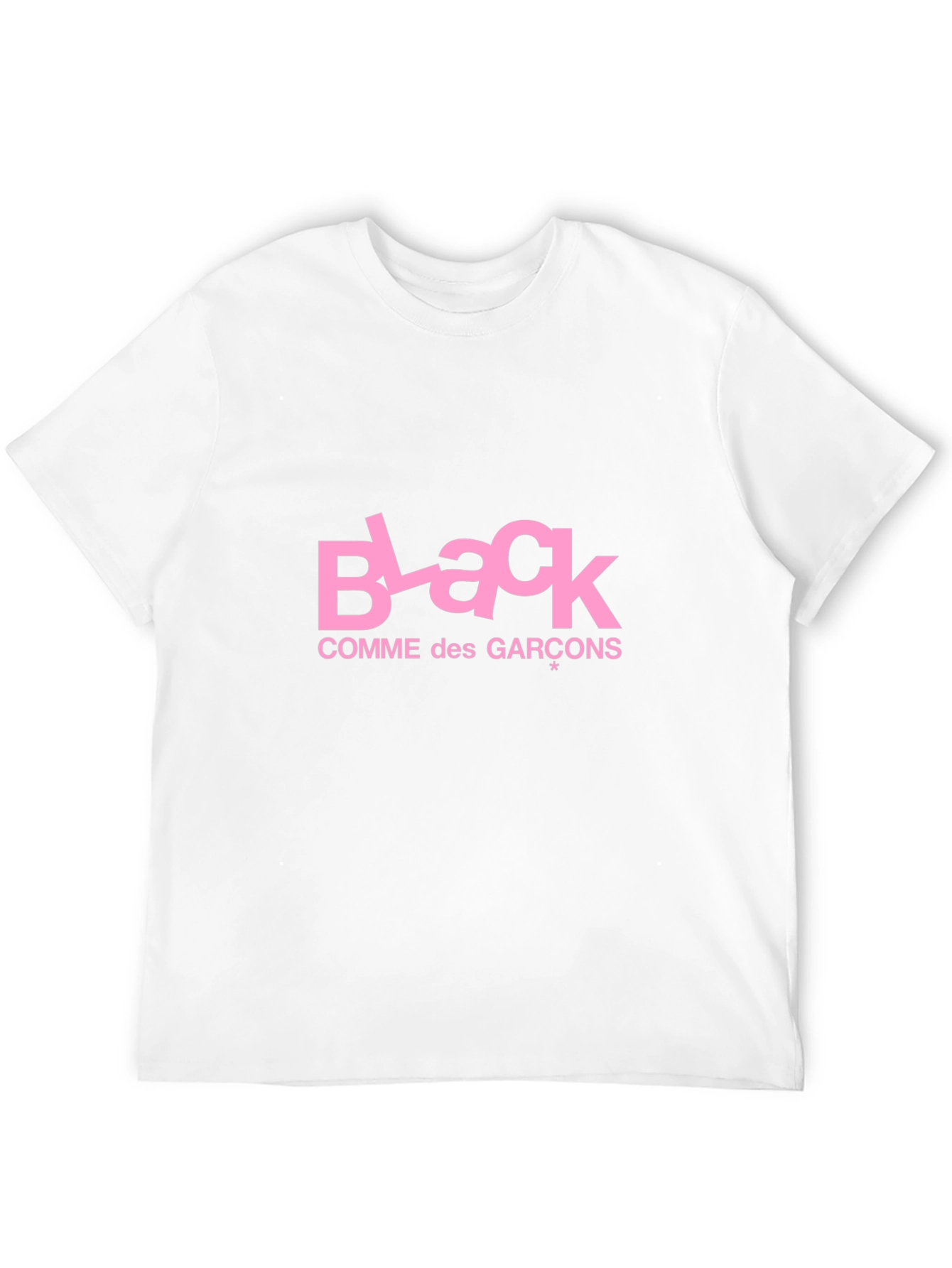 Black Comme Des Garcons Graphic Tee
