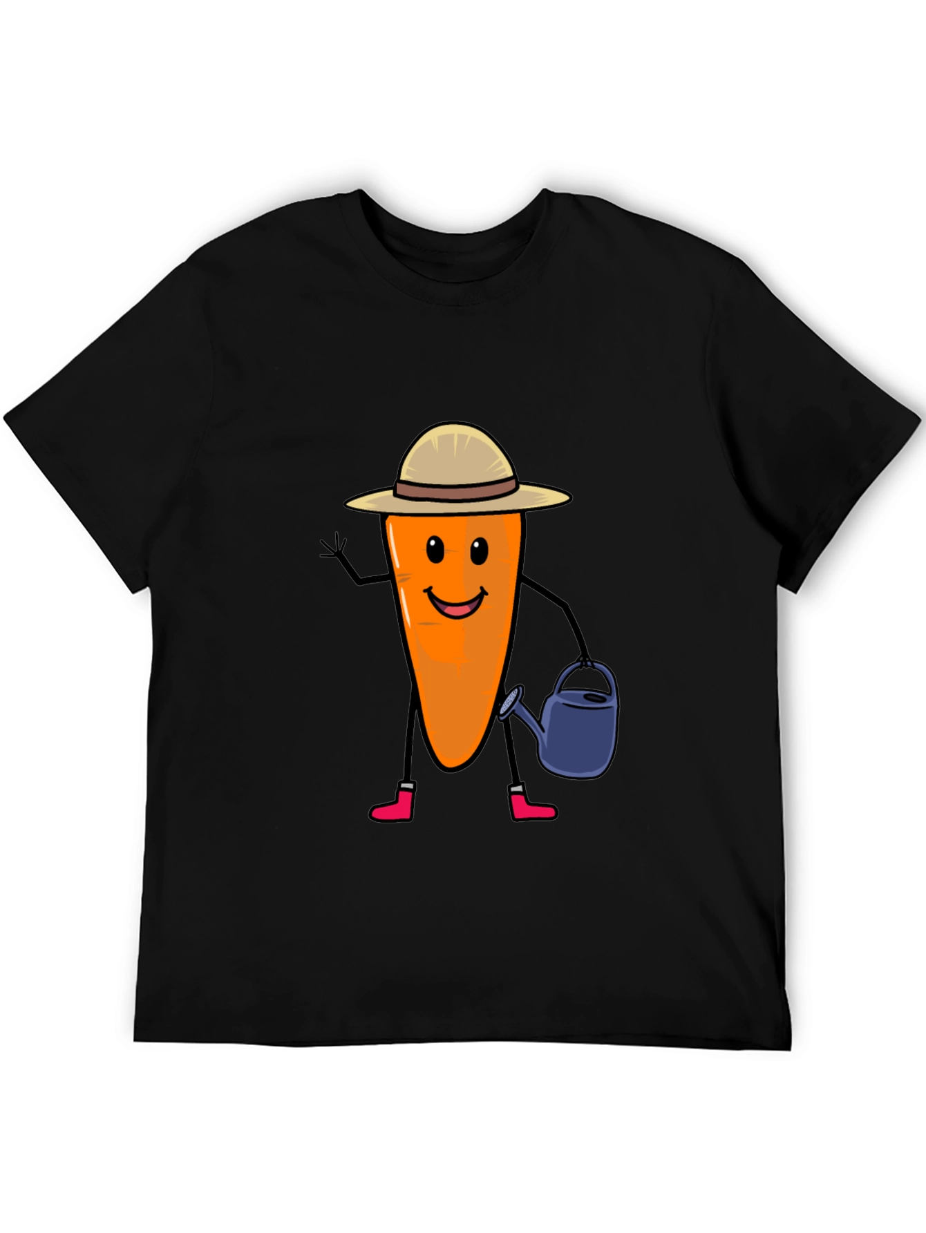 Gardener Carrot T-Shirt - Cute Vegetable Graphic Tee