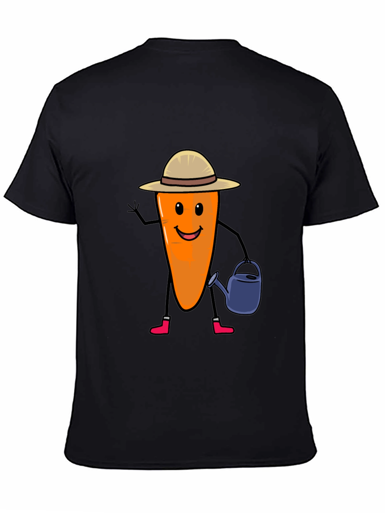 Gardener Carrot T-Shirt - Cute Vegetable Graphic Tee