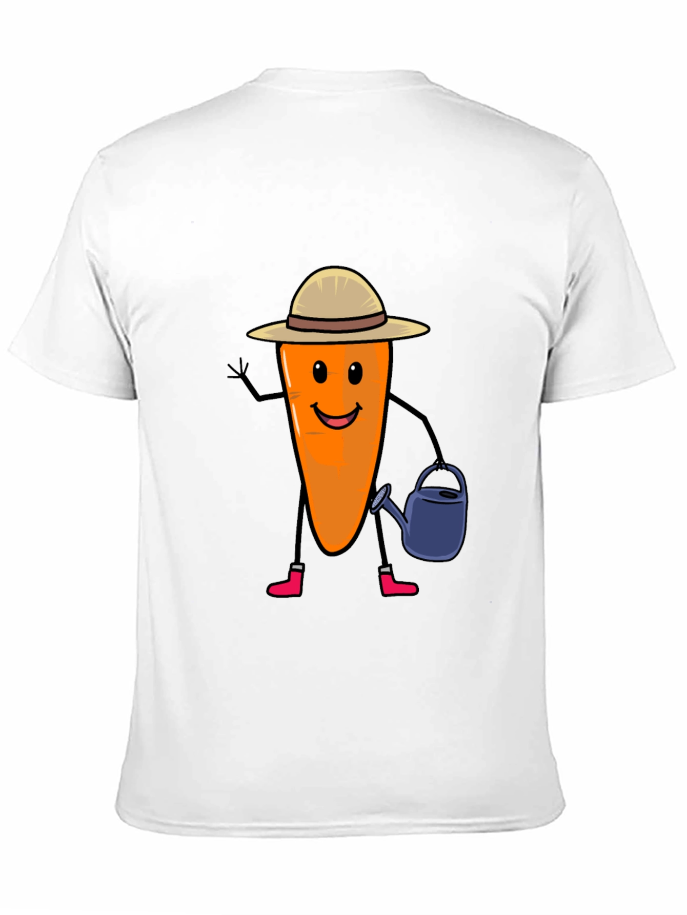 Gardener Carrot T-Shirt - Cute Vegetable Graphic Tee