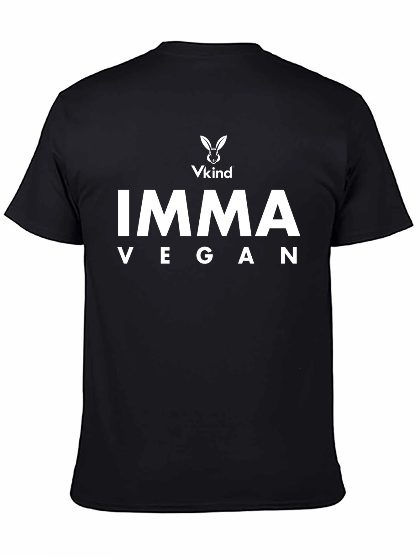 Imma Vegan Graphic Tee - VKind Black T-Shirt