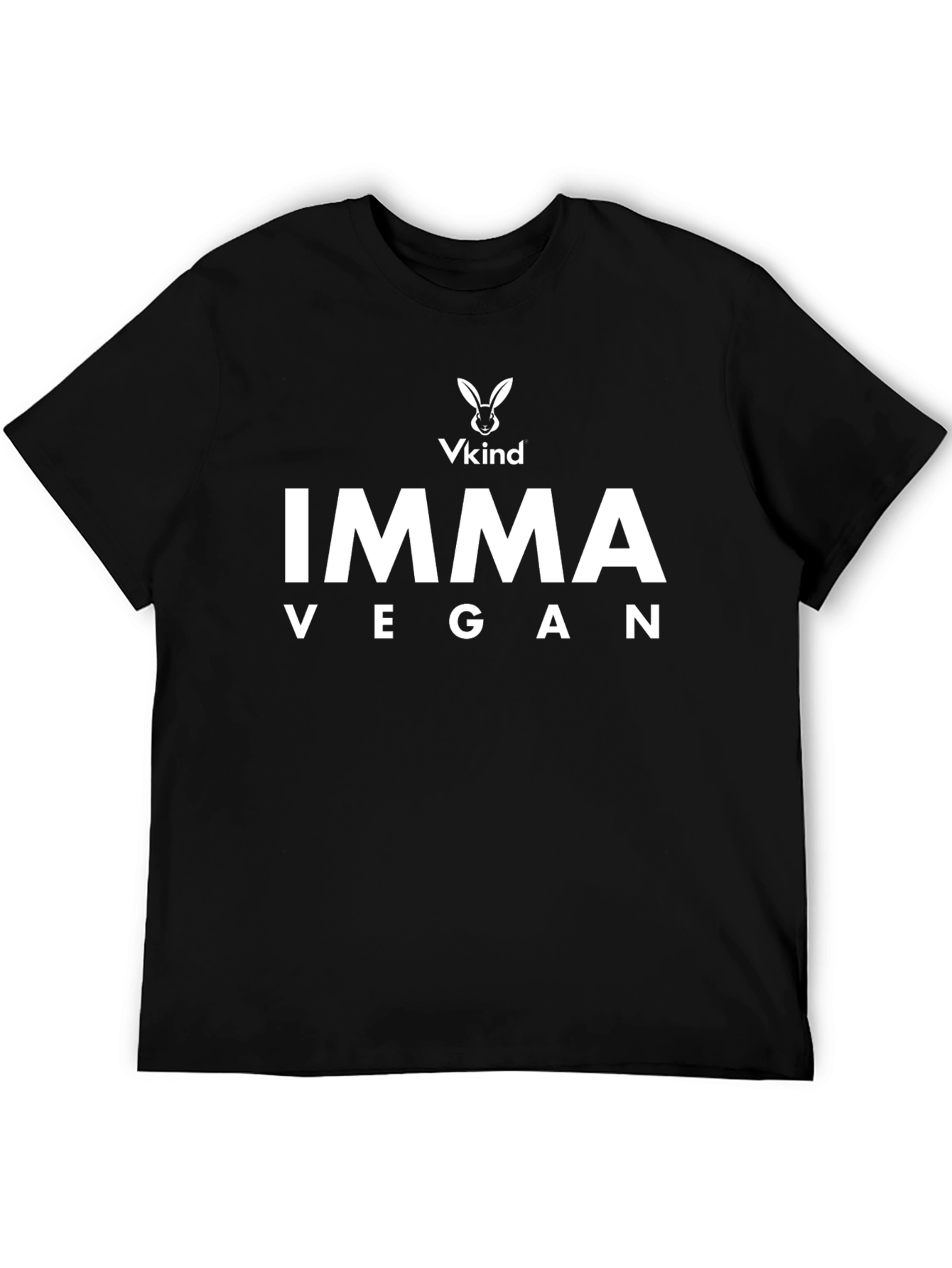 Imma Vegan Graphic Tee - VKind Black T-Shirt