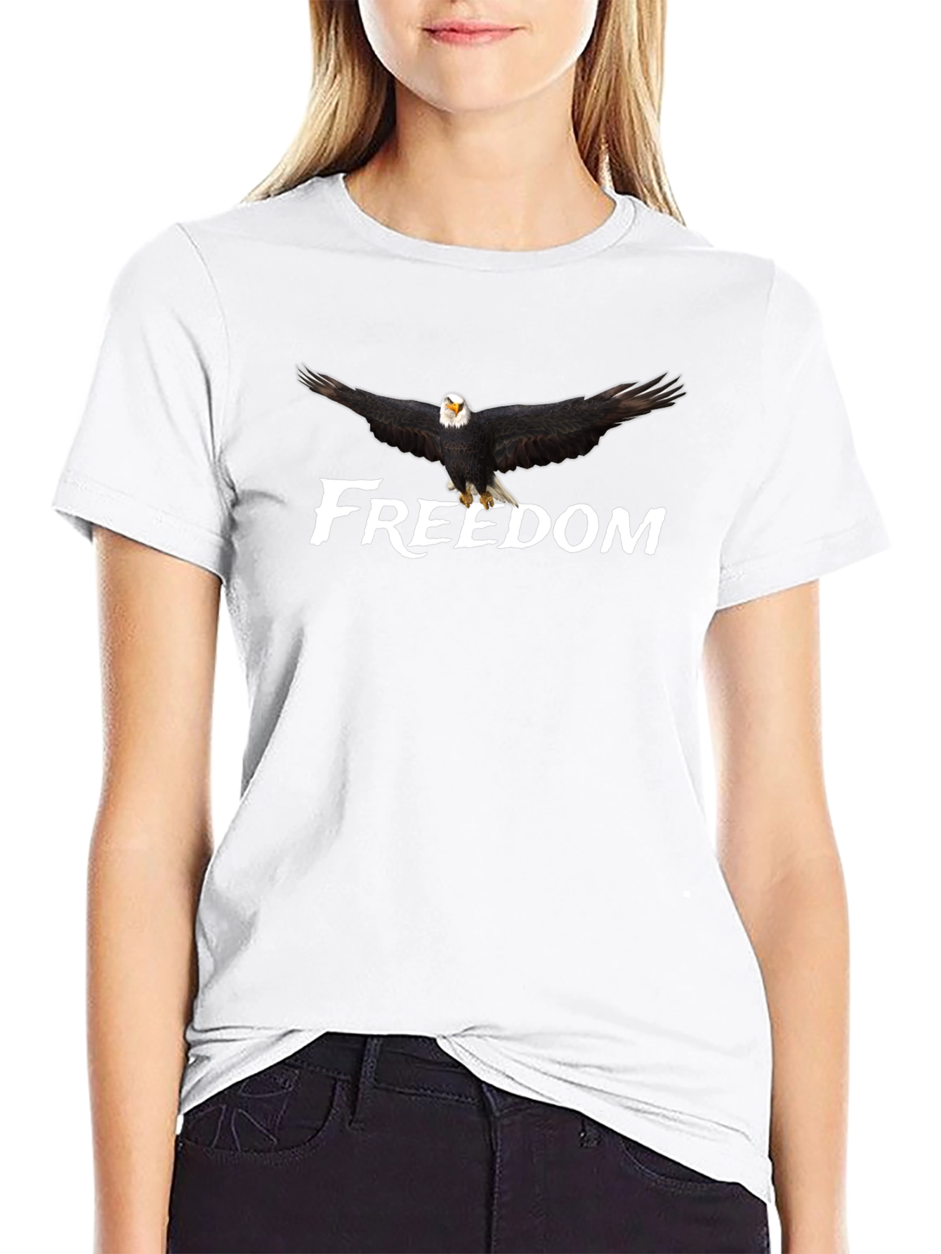 Freedom Eagle Graphic Tee - Patriotic T-Shirt