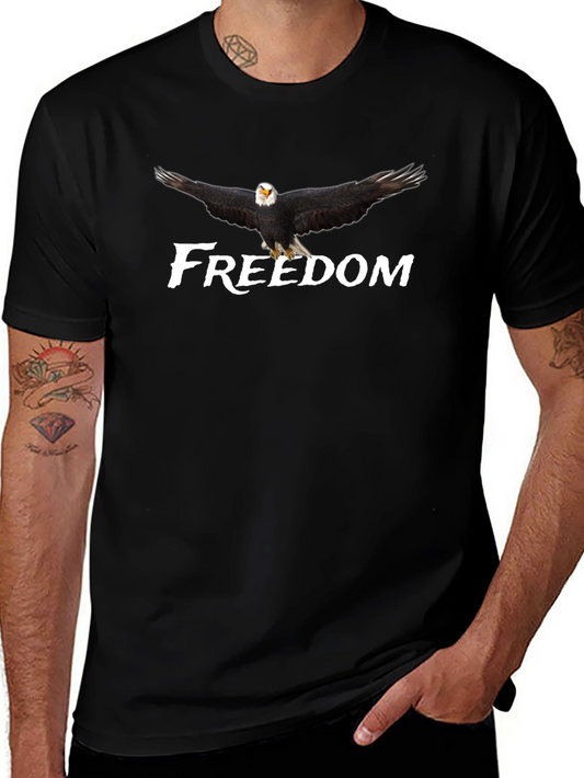 Freedom Eagle Graphic Tee - Patriotic T-Shirt