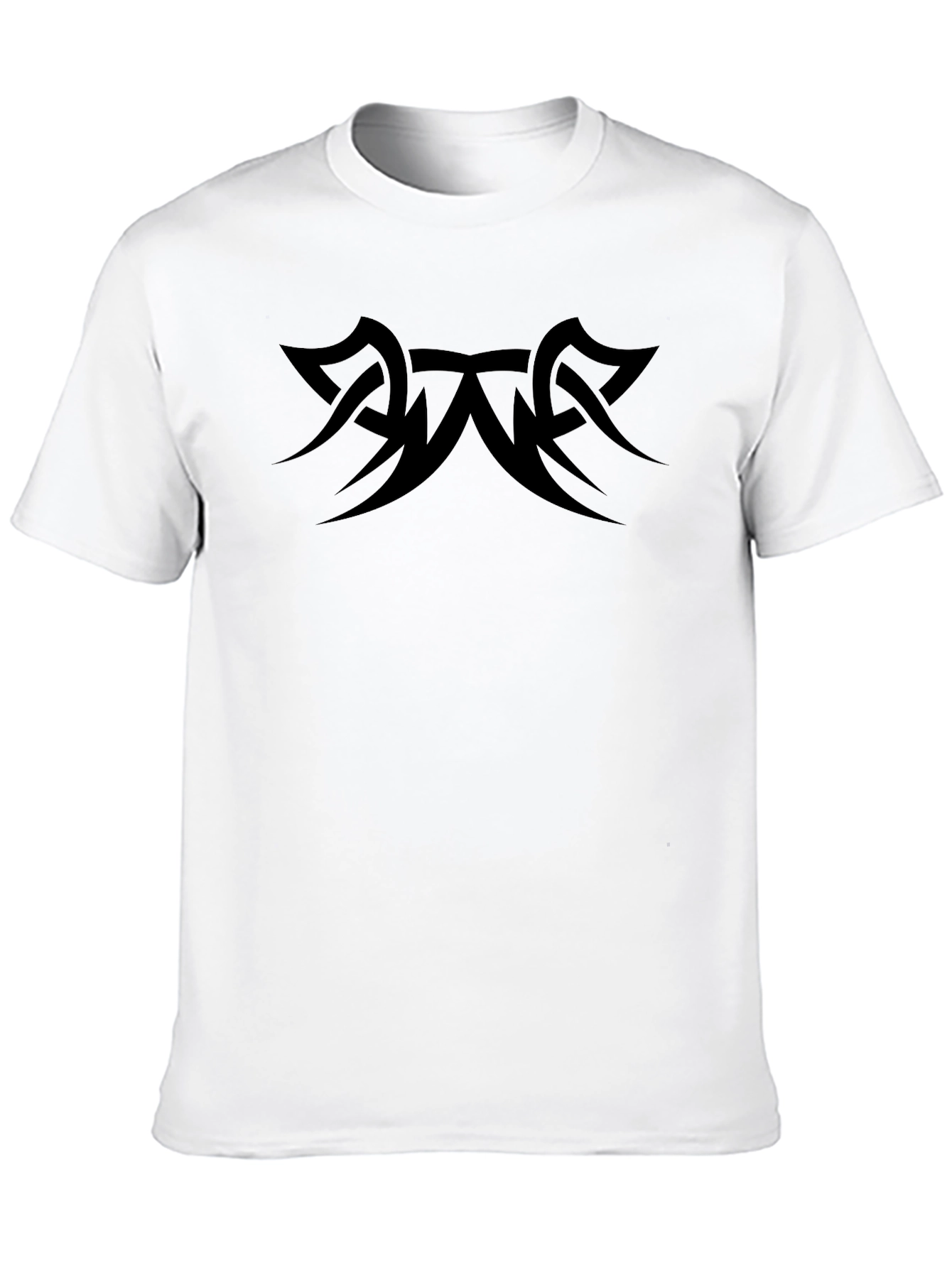 Tribal Tattoo Graphic Black T-Shirt