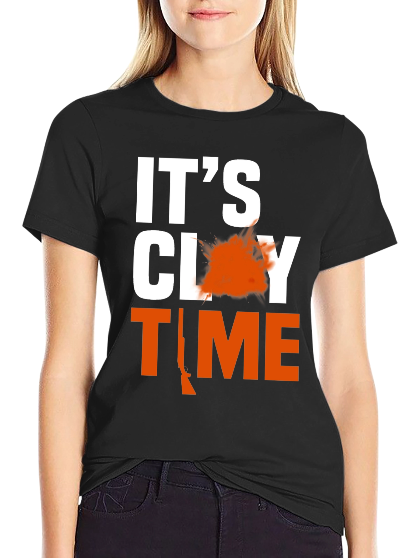 Its Clay Time T-Shirt Hunting Gift