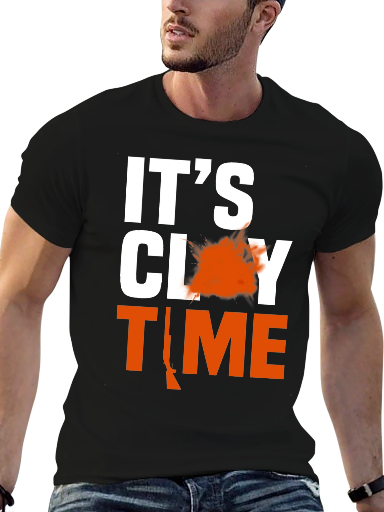 Its Clay Time T-Shirt Hunting Gift