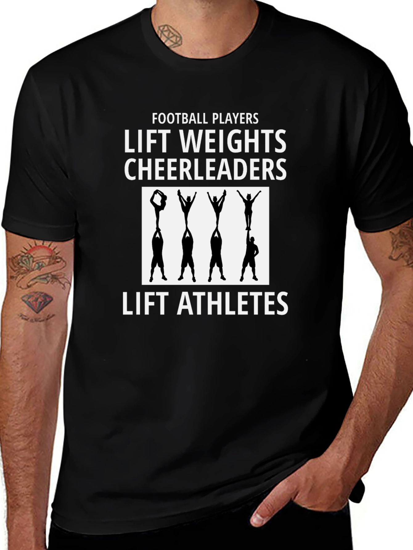 Football Players Cheerleaders T-Shirt