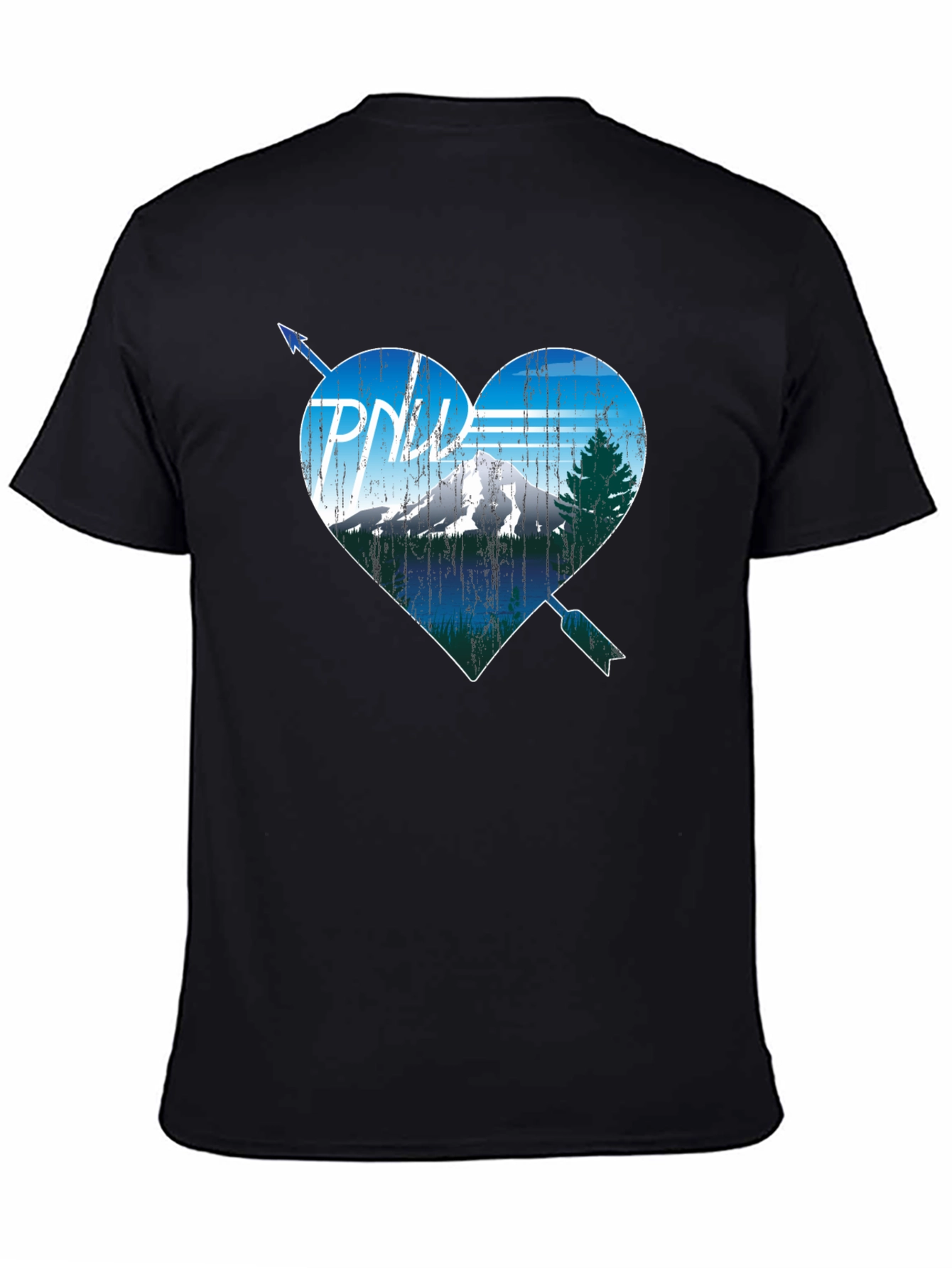 PNW Heart Arrow T-Shirt - Pacific Northwest Love