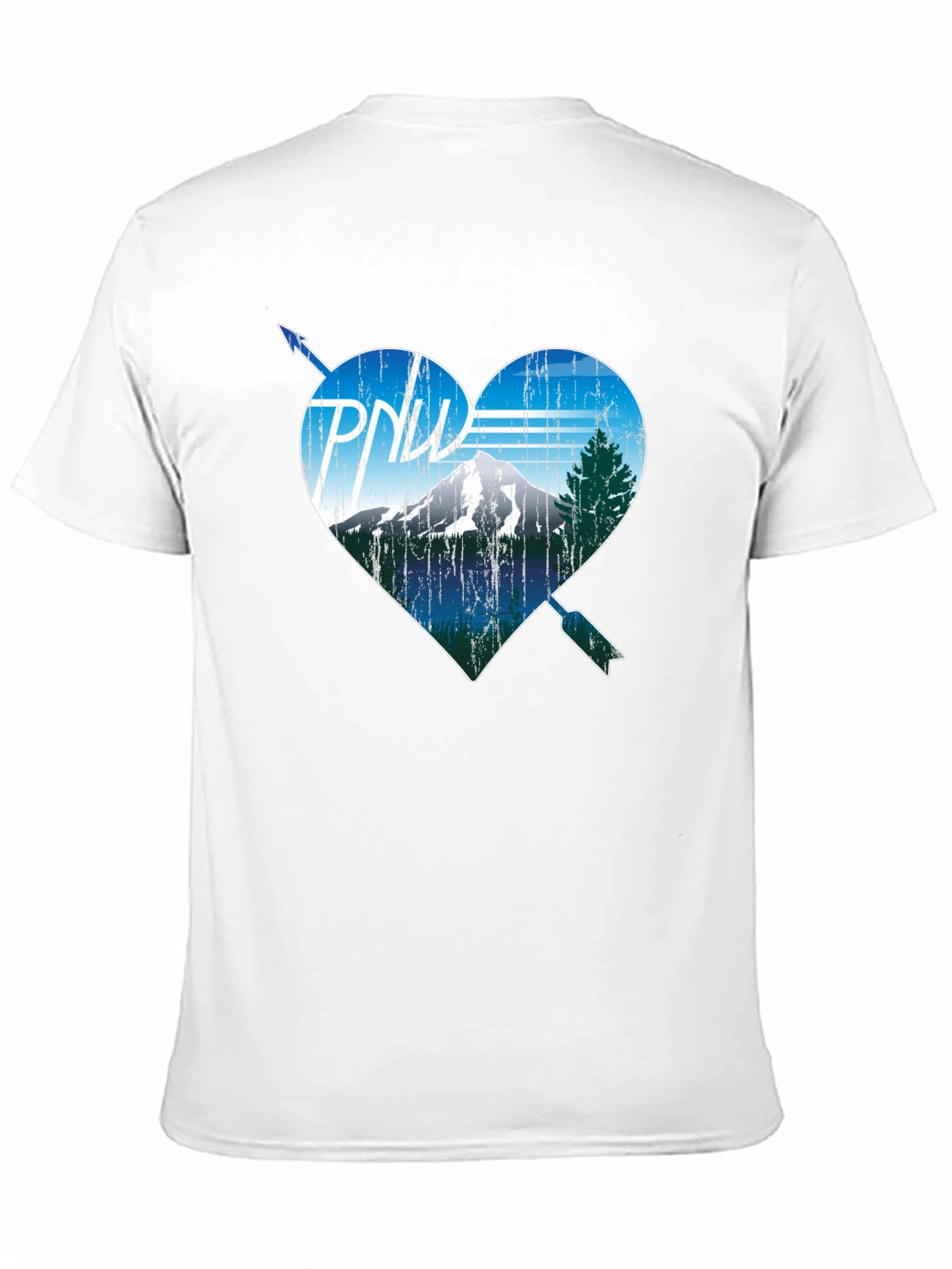 PNW Heart Arrow T-Shirt - Pacific Northwest Love