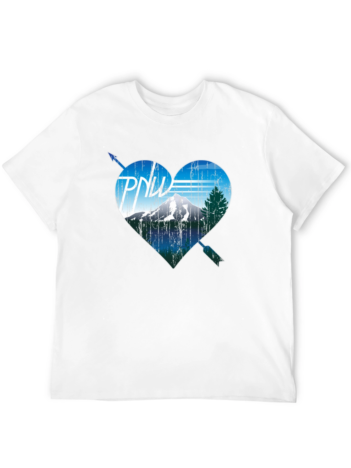 PNW Heart Arrow T-Shirt - Pacific Northwest Love
