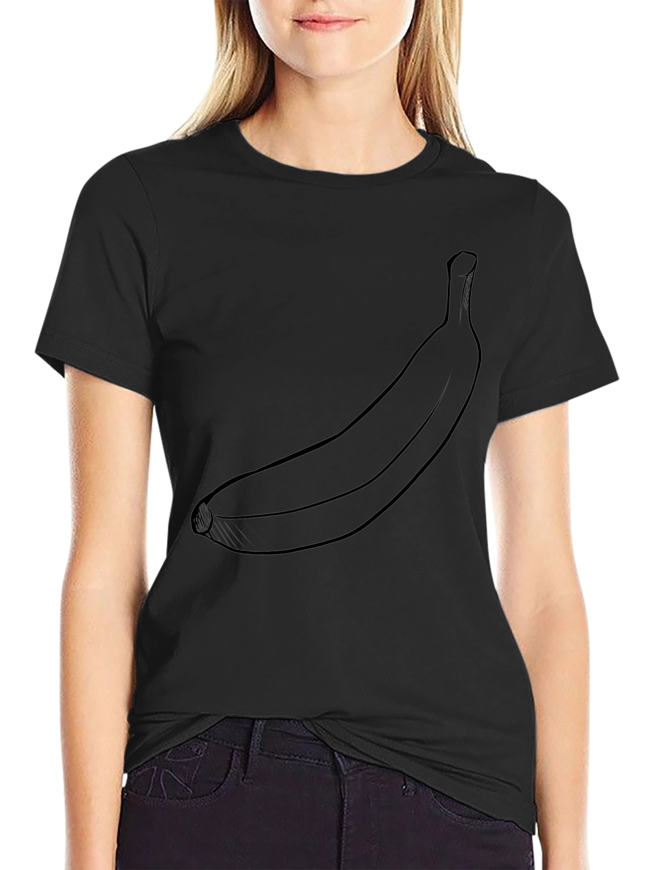 Banana Graphic Black T-Shirt - Mens