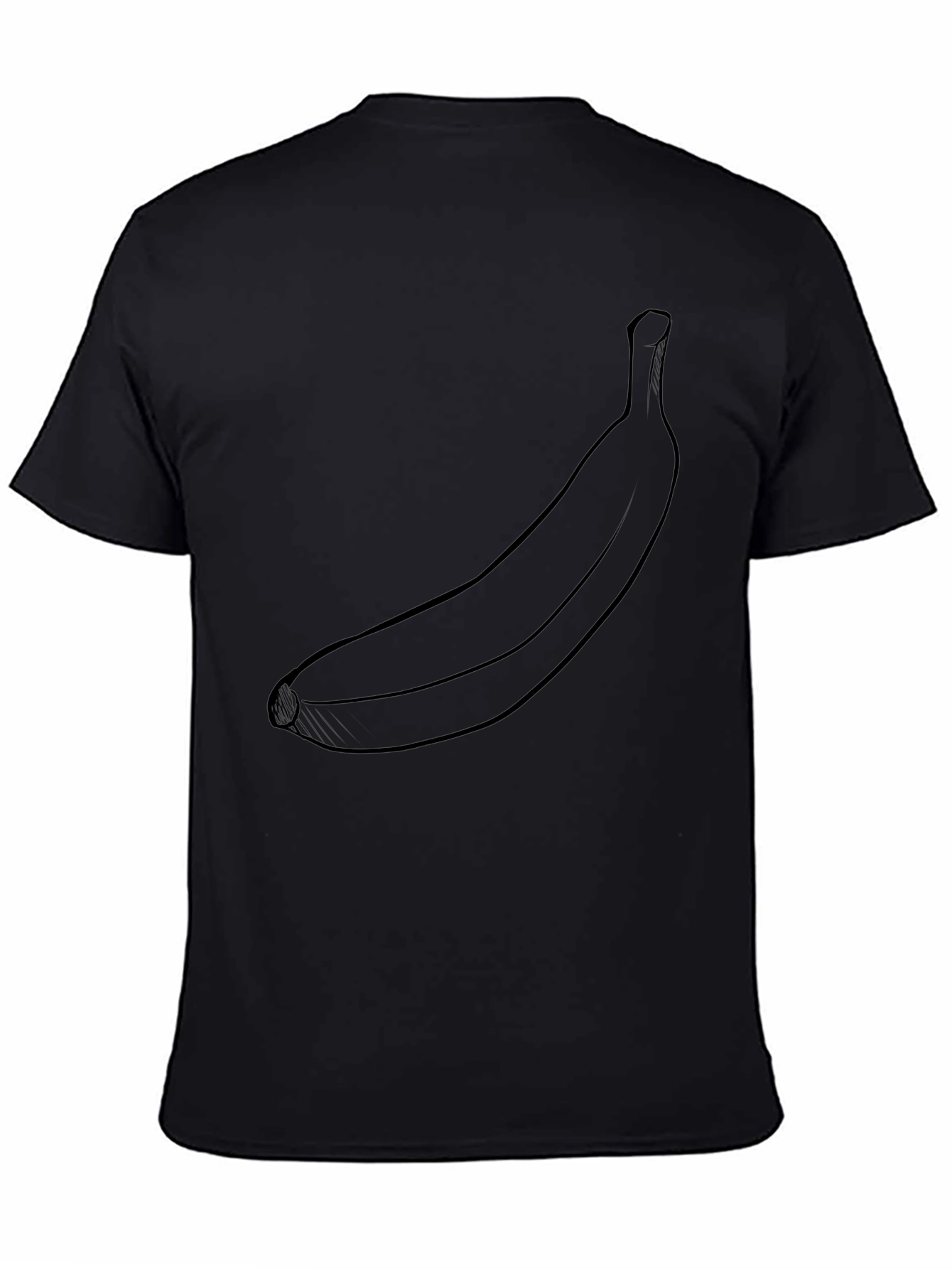 Banana Graphic Black T-Shirt - Mens