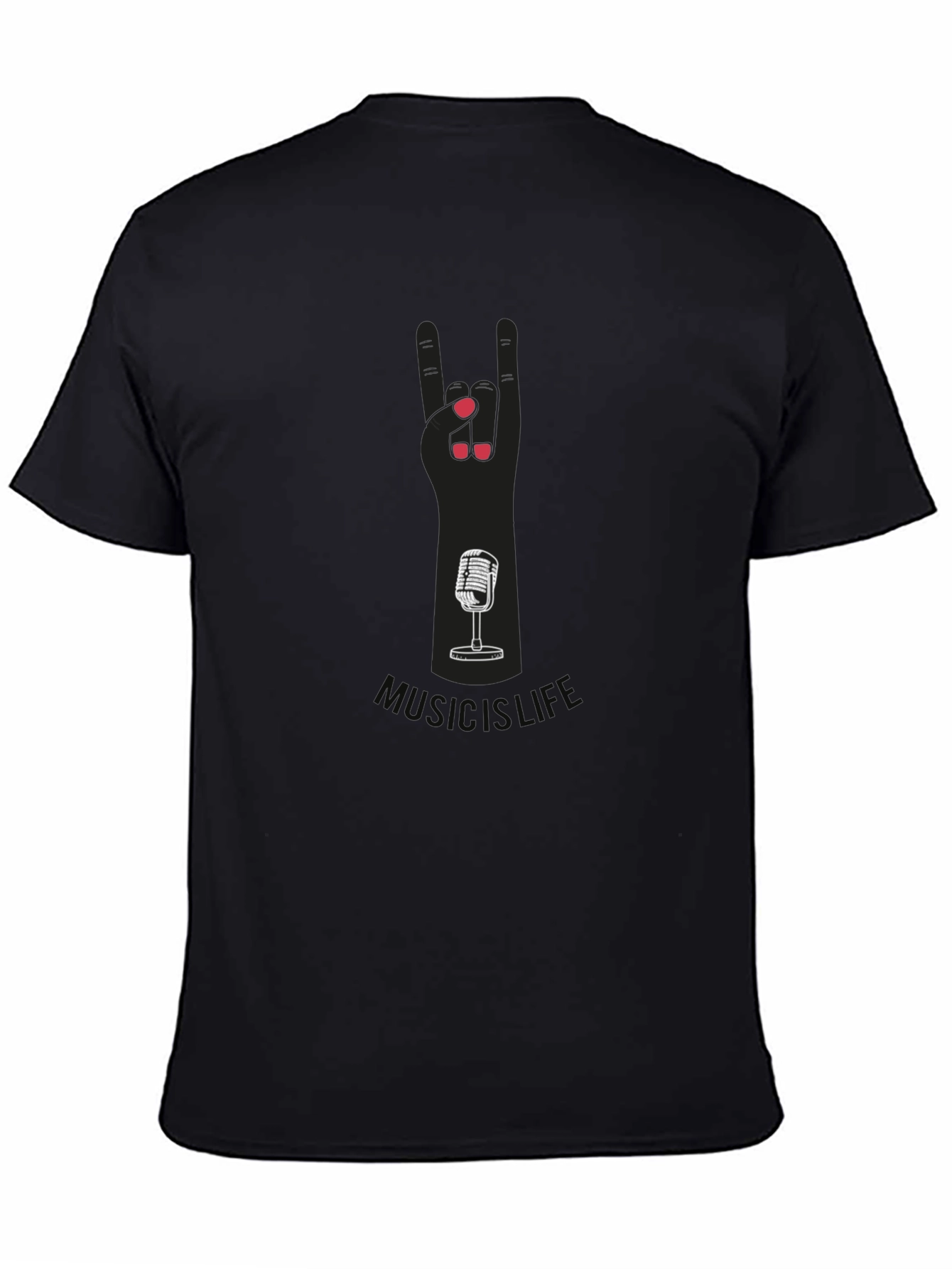 Music is Life Graphic Tee