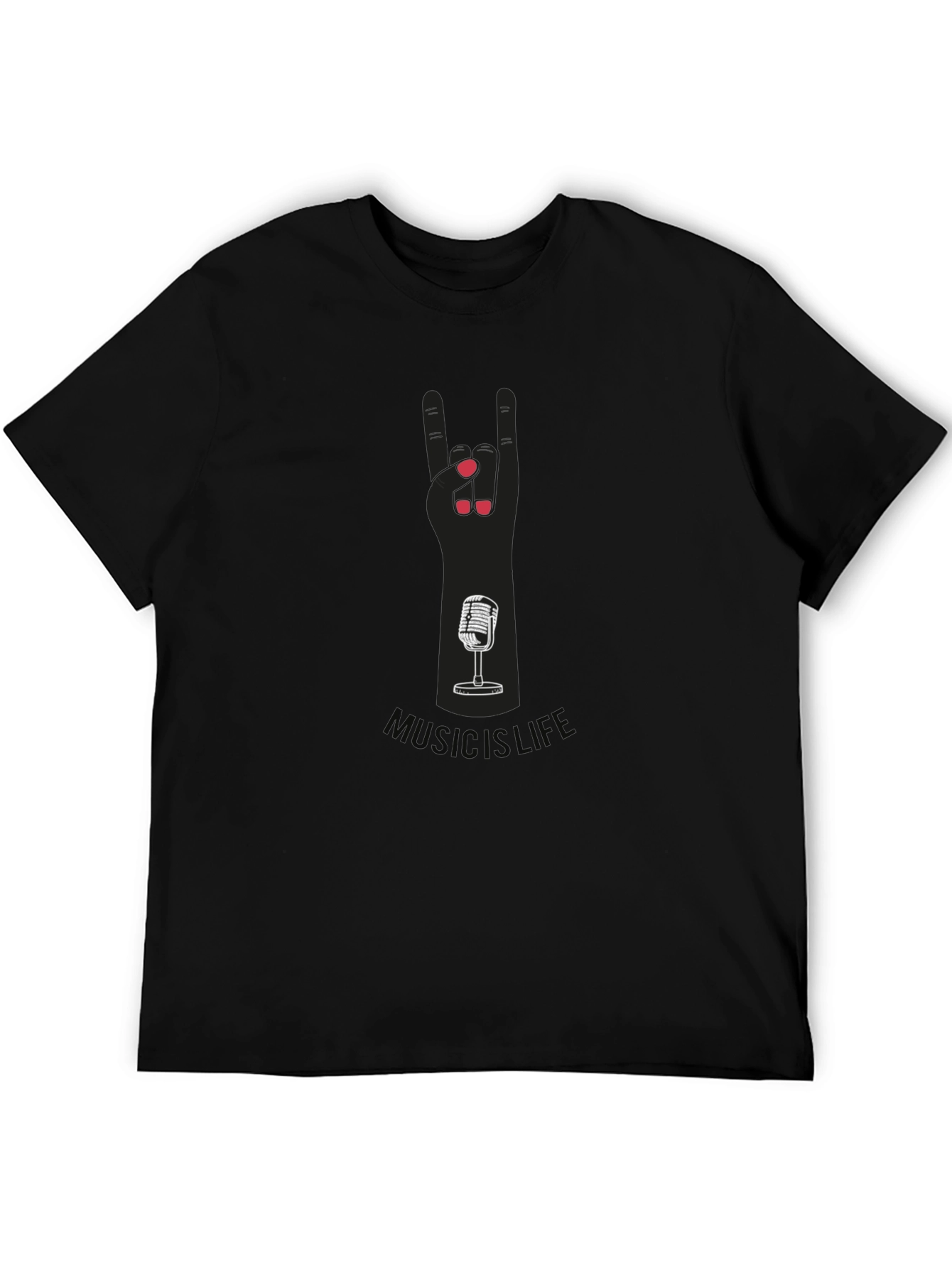 Music is Life Graphic Tee