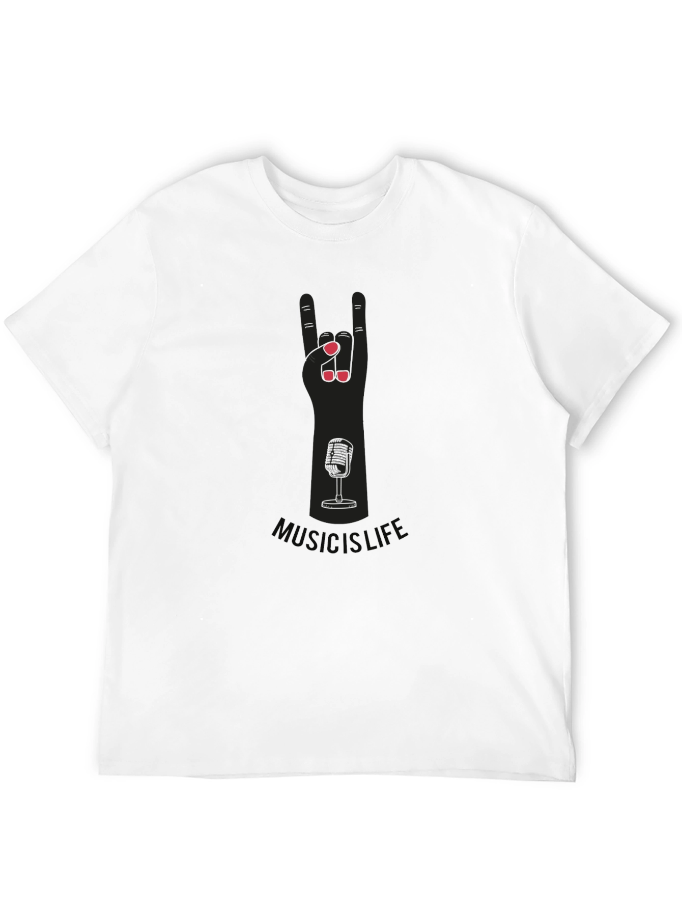 Music is Life Graphic Tee