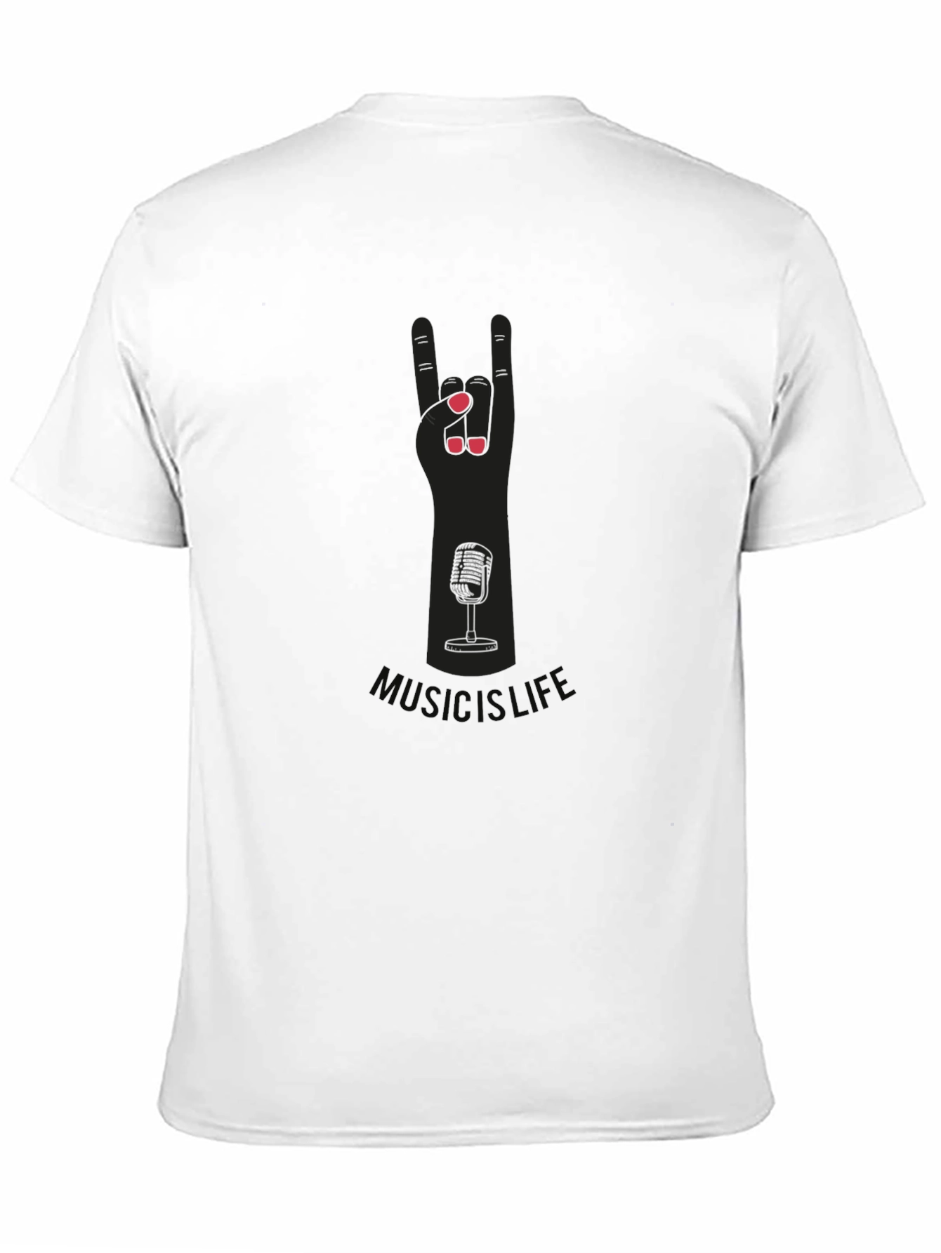 Music is Life Graphic Tee