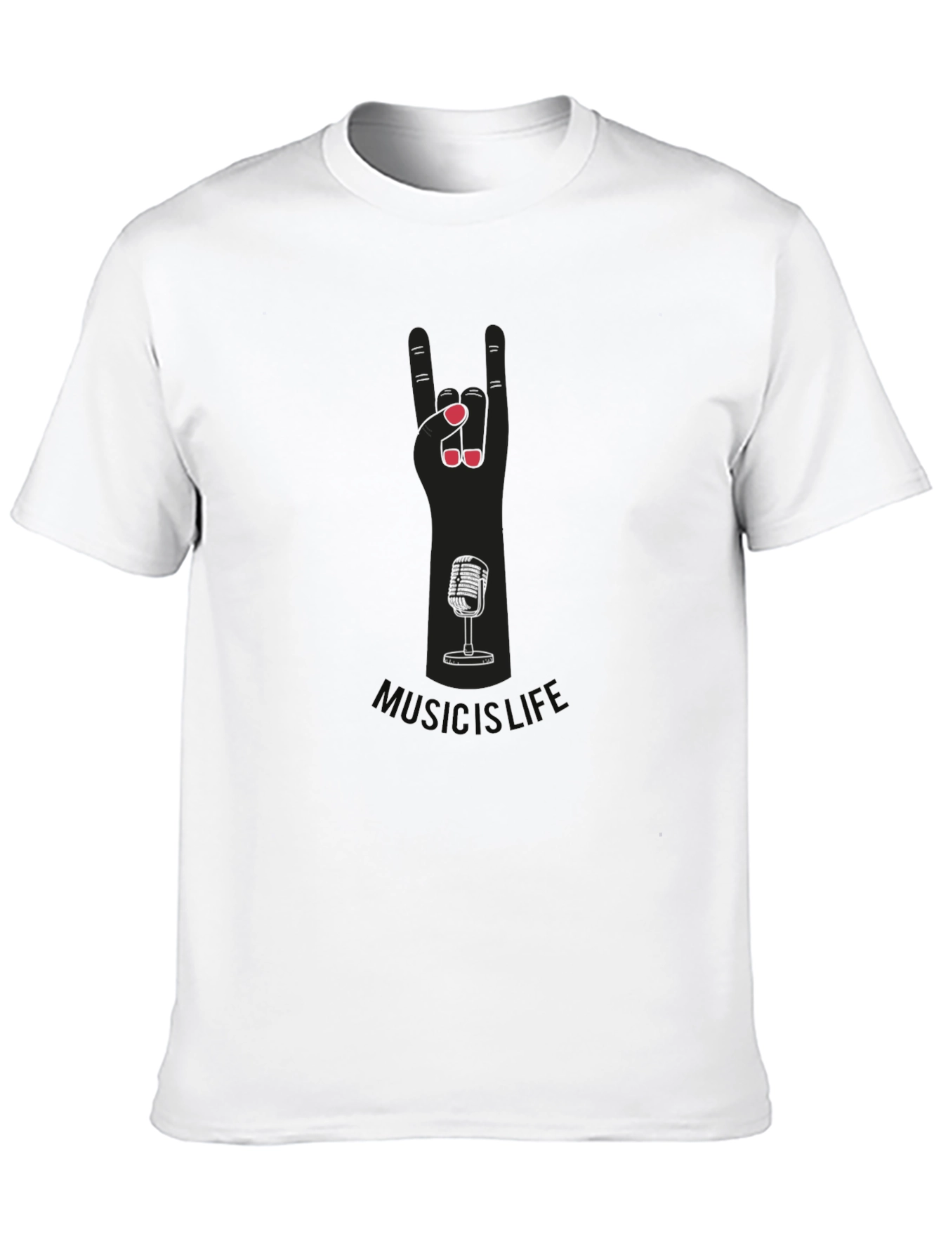 Music is Life Graphic Tee