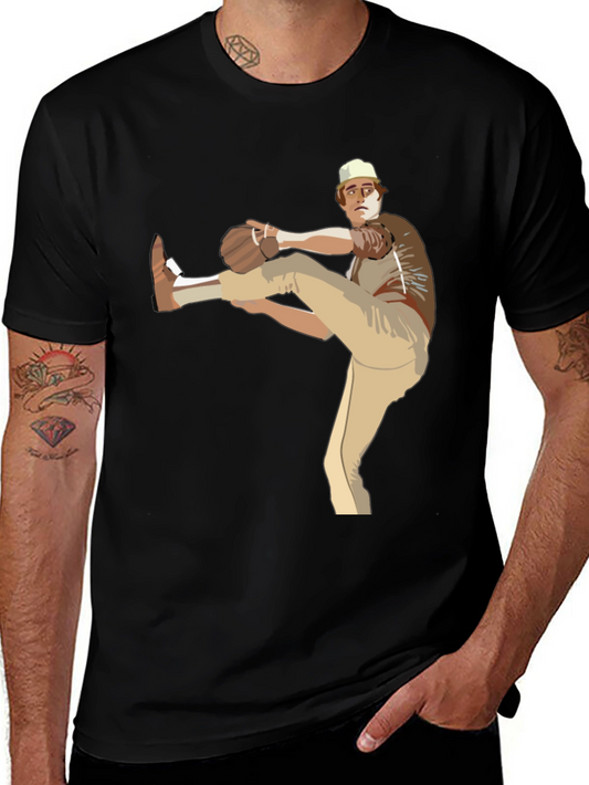 Baseball Pitcher Graphic T-Shirt
