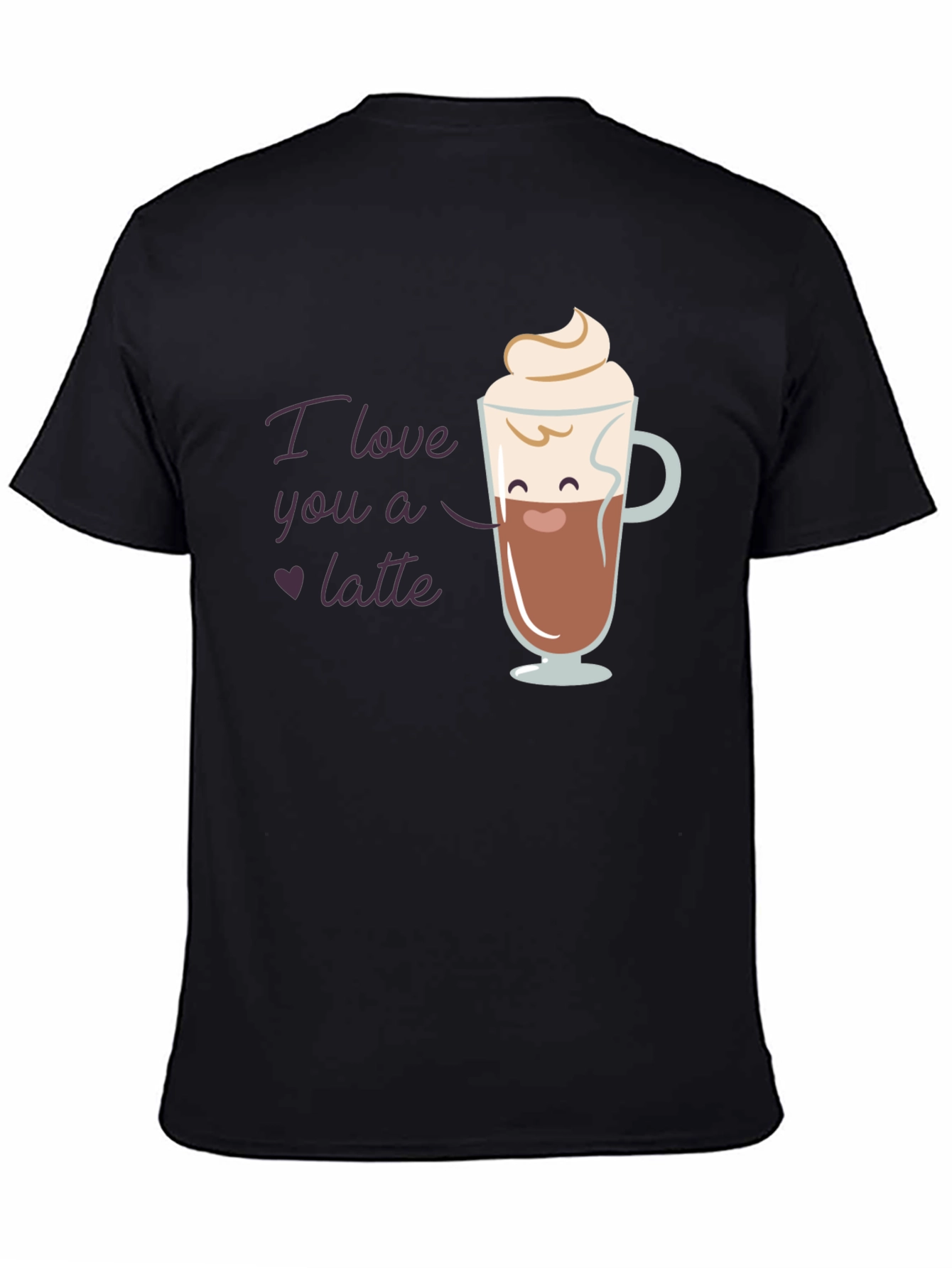 I Love You a Latte T-Shirt Cute Coffee Design