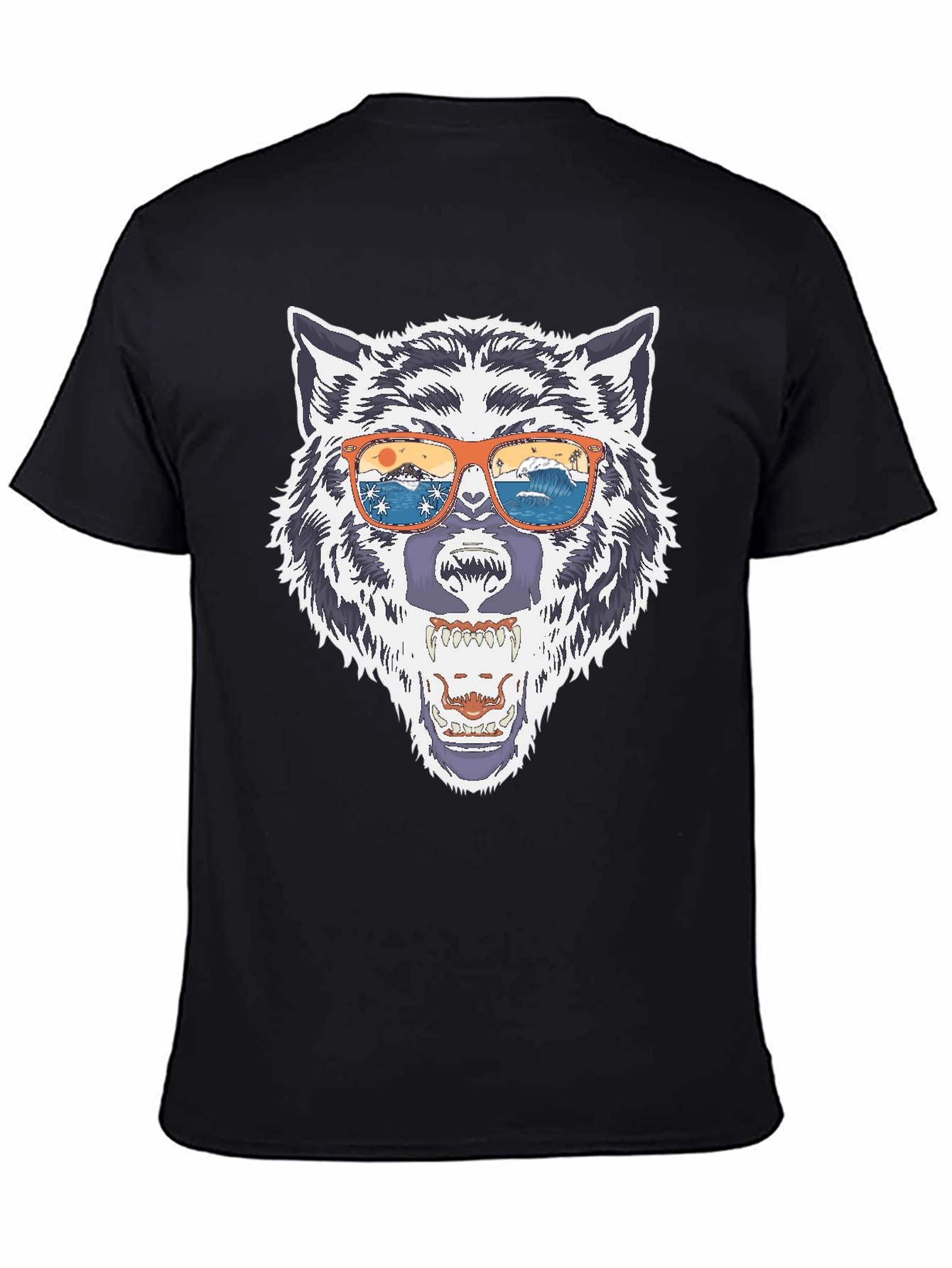 Wolf in Sunglasses Graphic Tee