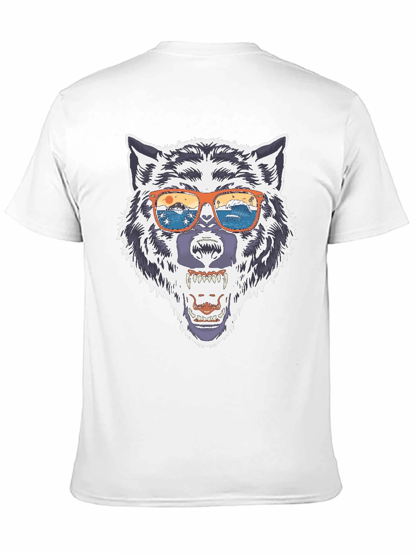 Wolf in Sunglasses Graphic Tee