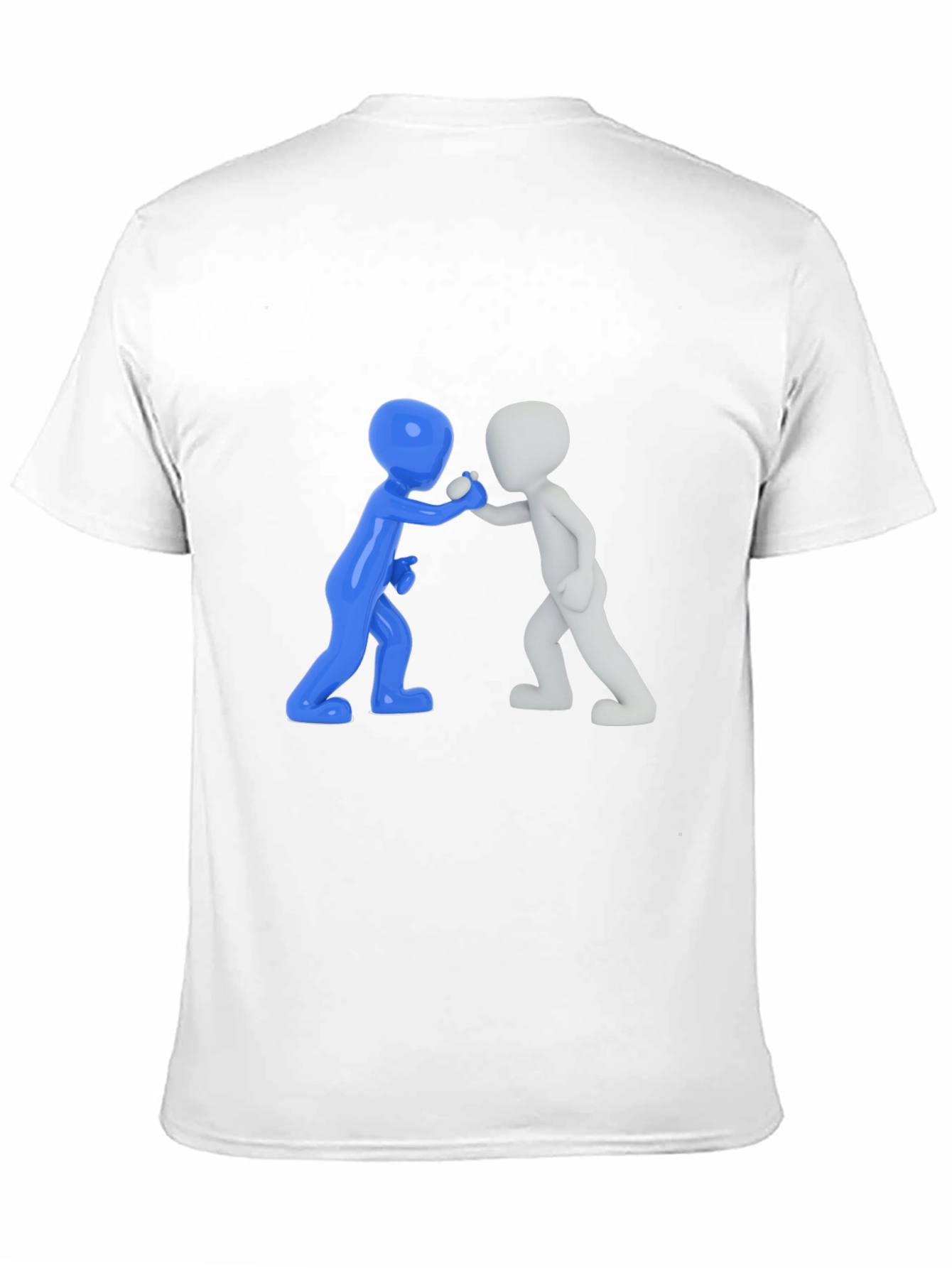 Casual Graphic Tee - 3D Figures