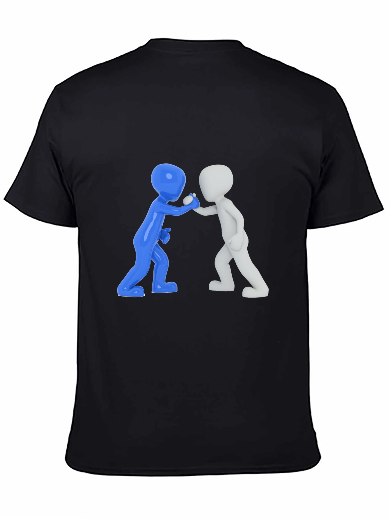 Casual Graphic Tee - 3D Figures