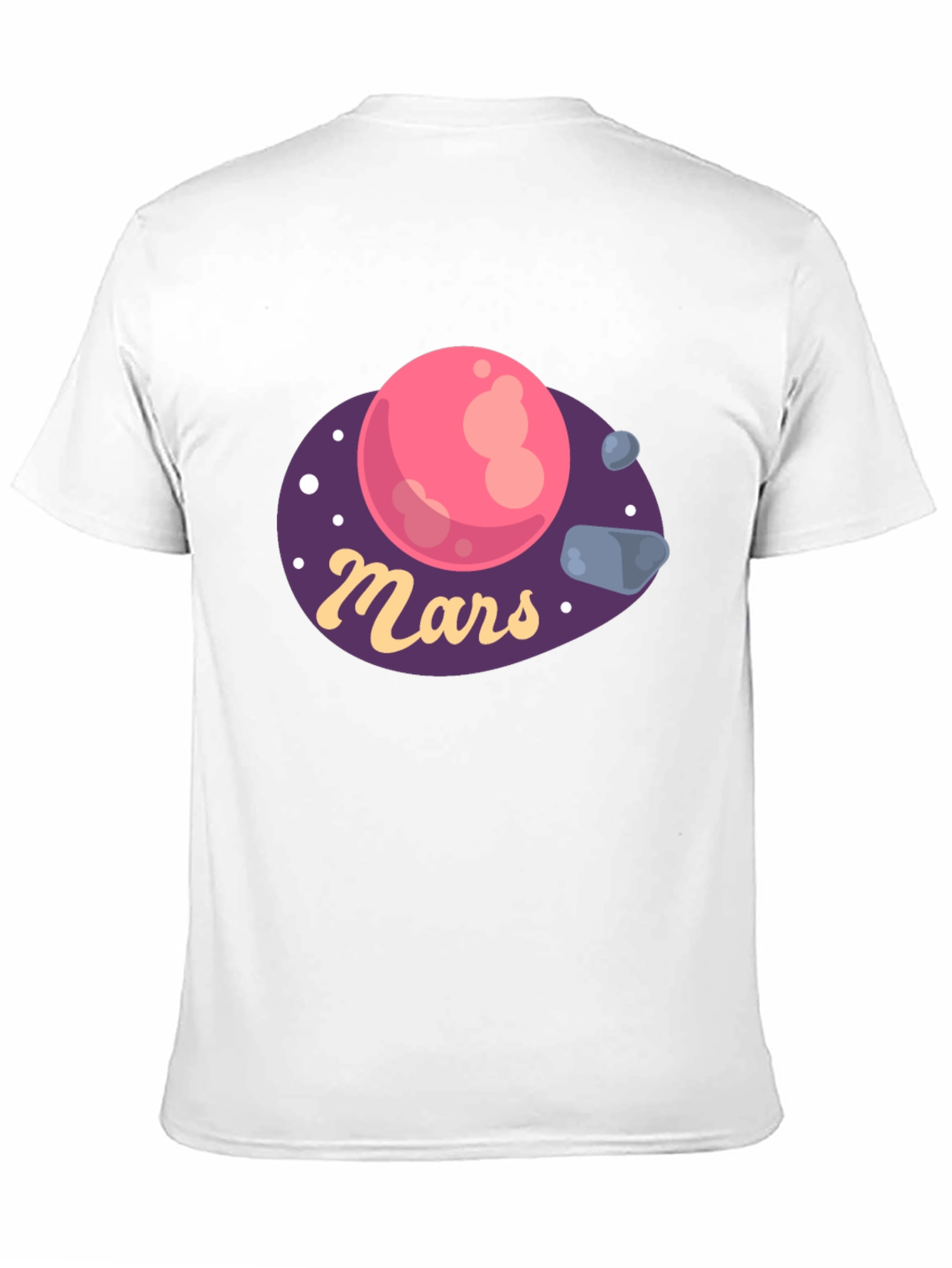 Mars Planet Graphic Tee - Trendy Space Design