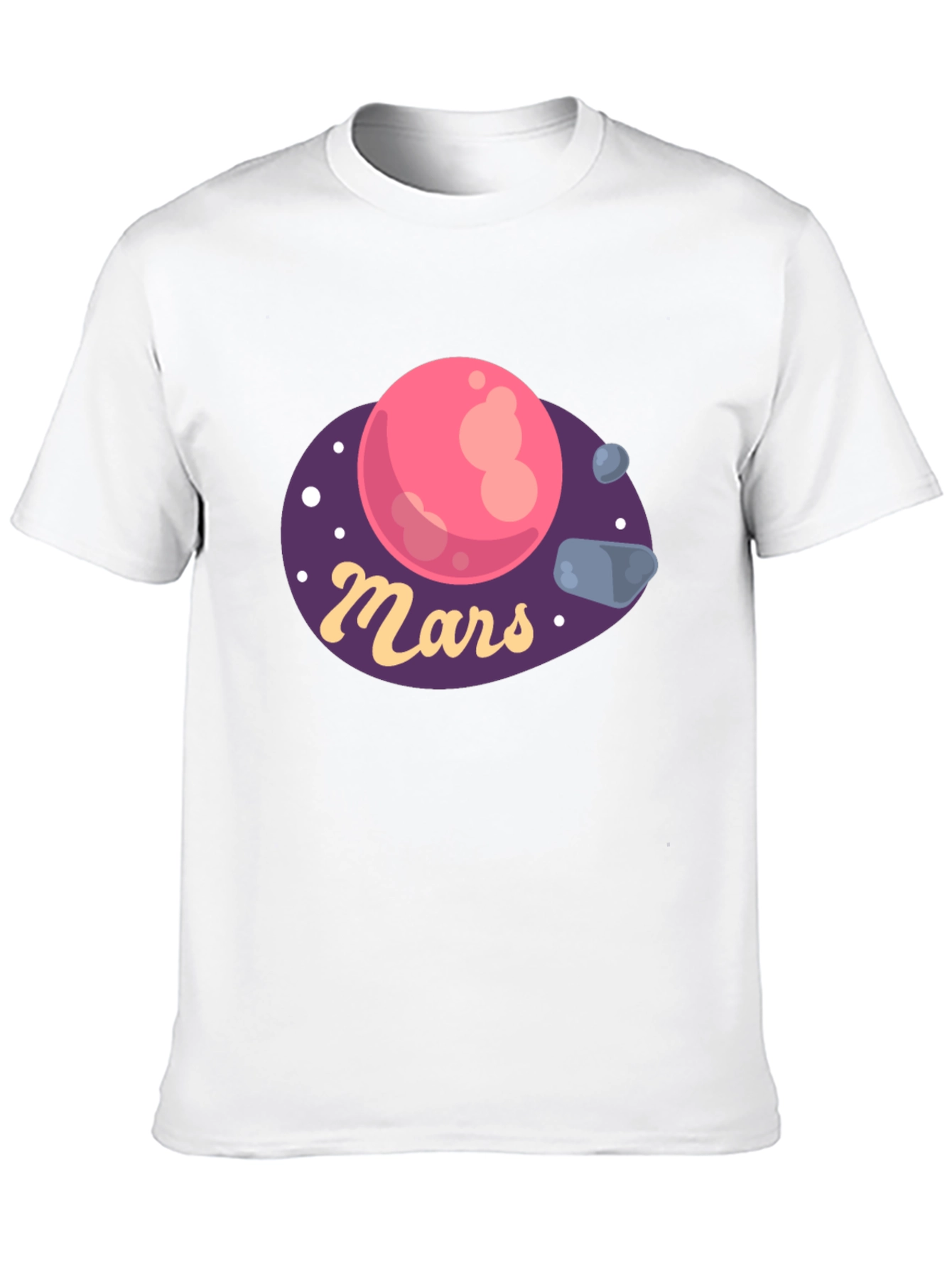 Mars Planet Graphic Tee - Trendy Space Design