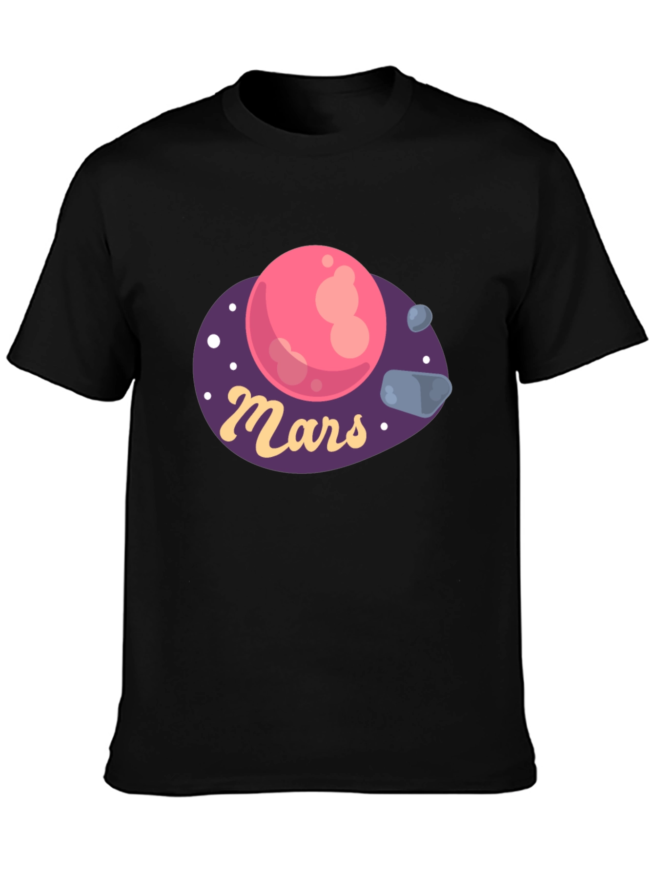 Mars Planet Graphic Tee - Trendy Space Design