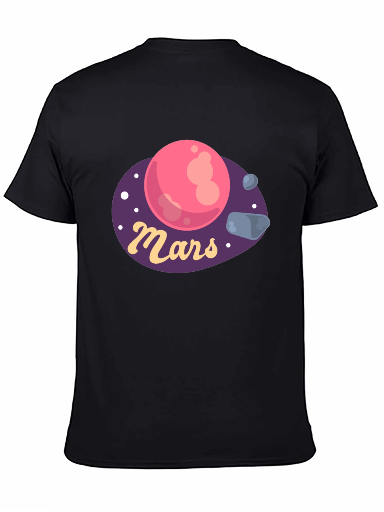 Mars Planet Graphic Tee - Trendy Space Design