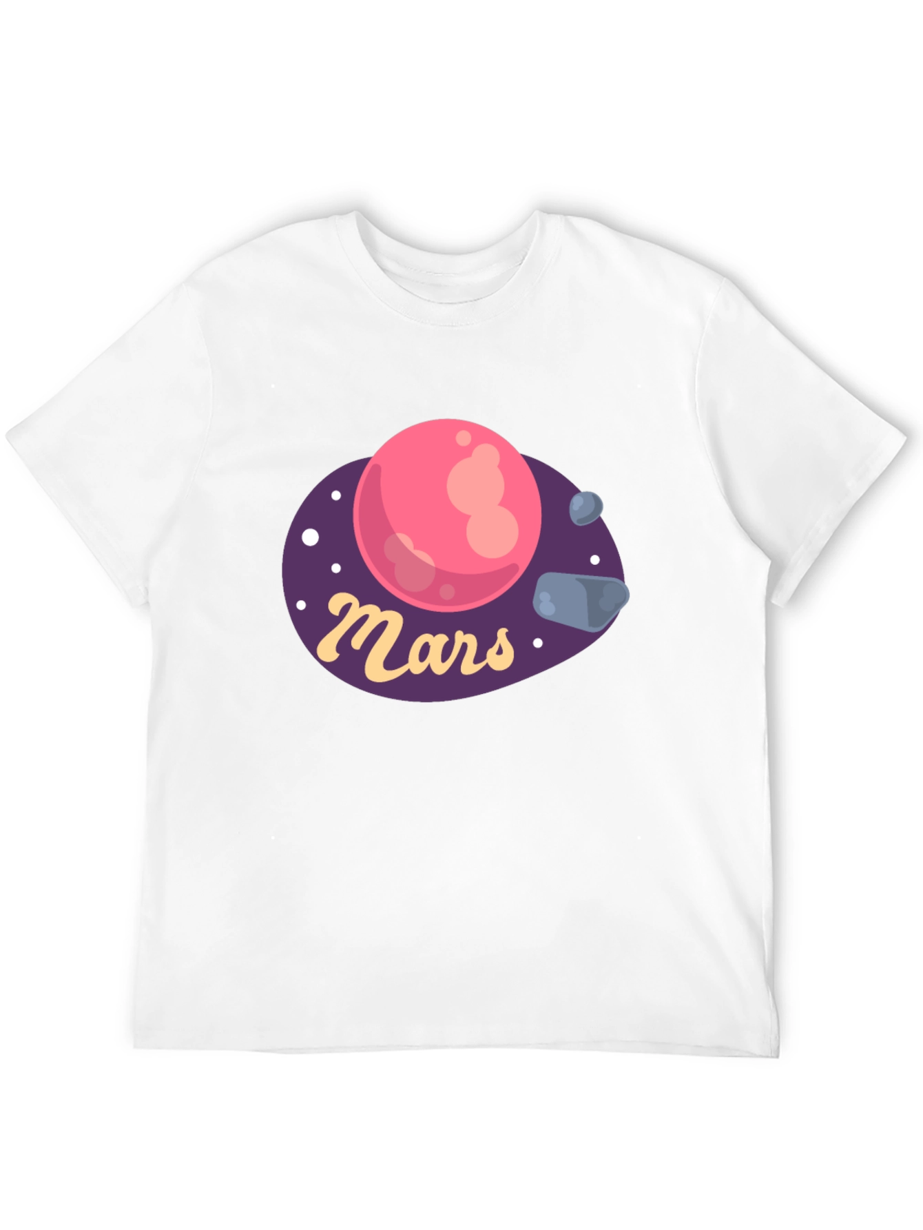 Mars Planet Graphic Tee - Trendy Space Design