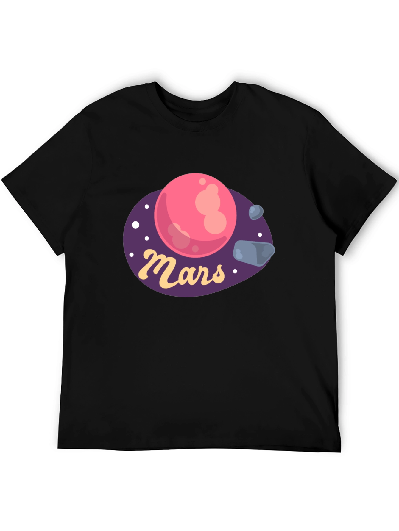 Mars Planet Graphic Tee - Trendy Space Design