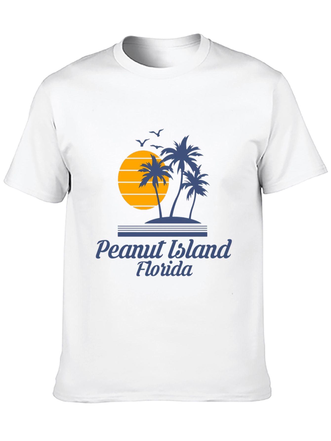 Peanut Island Florida Black T-Shirt