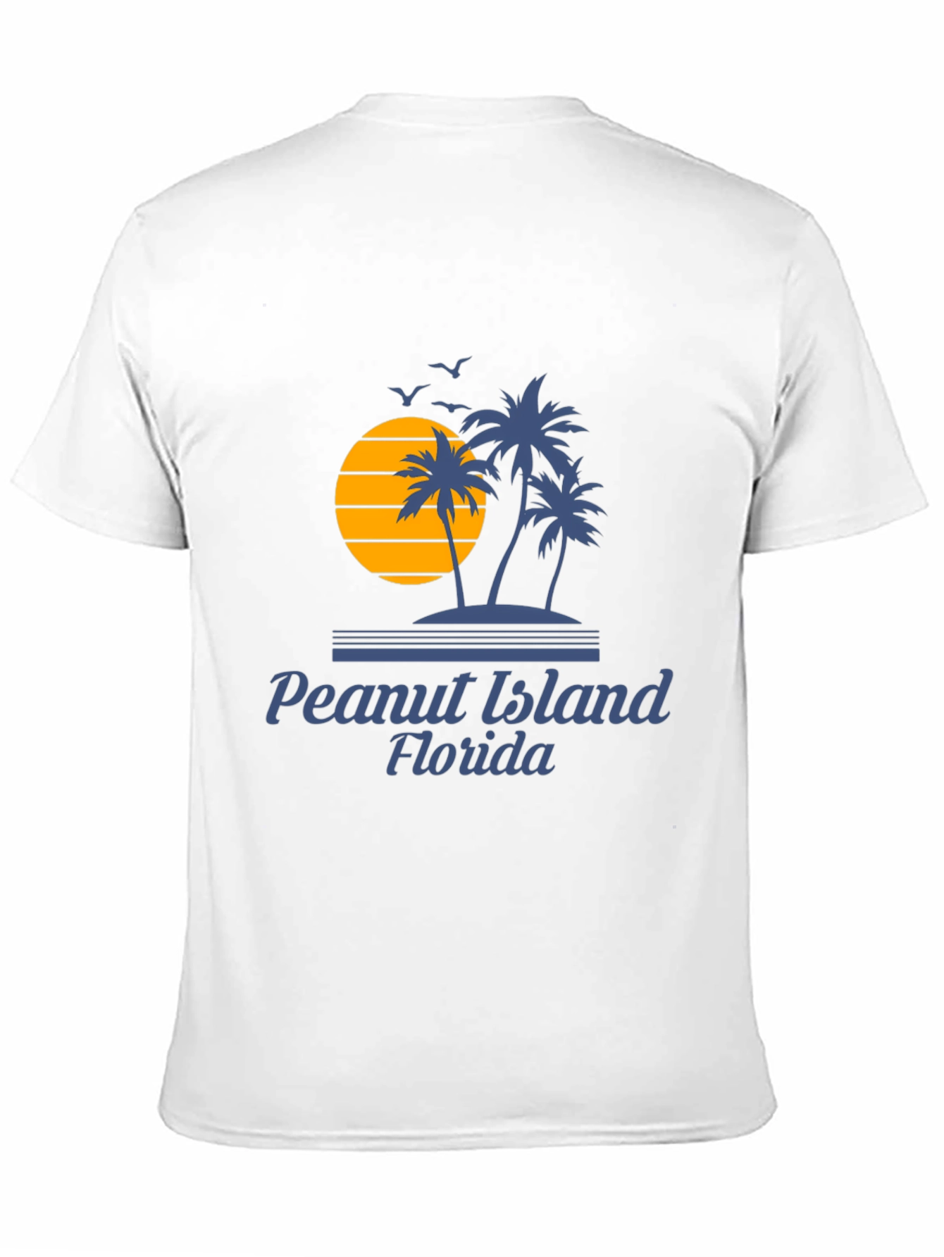 Peanut Island Florida Black T-Shirt